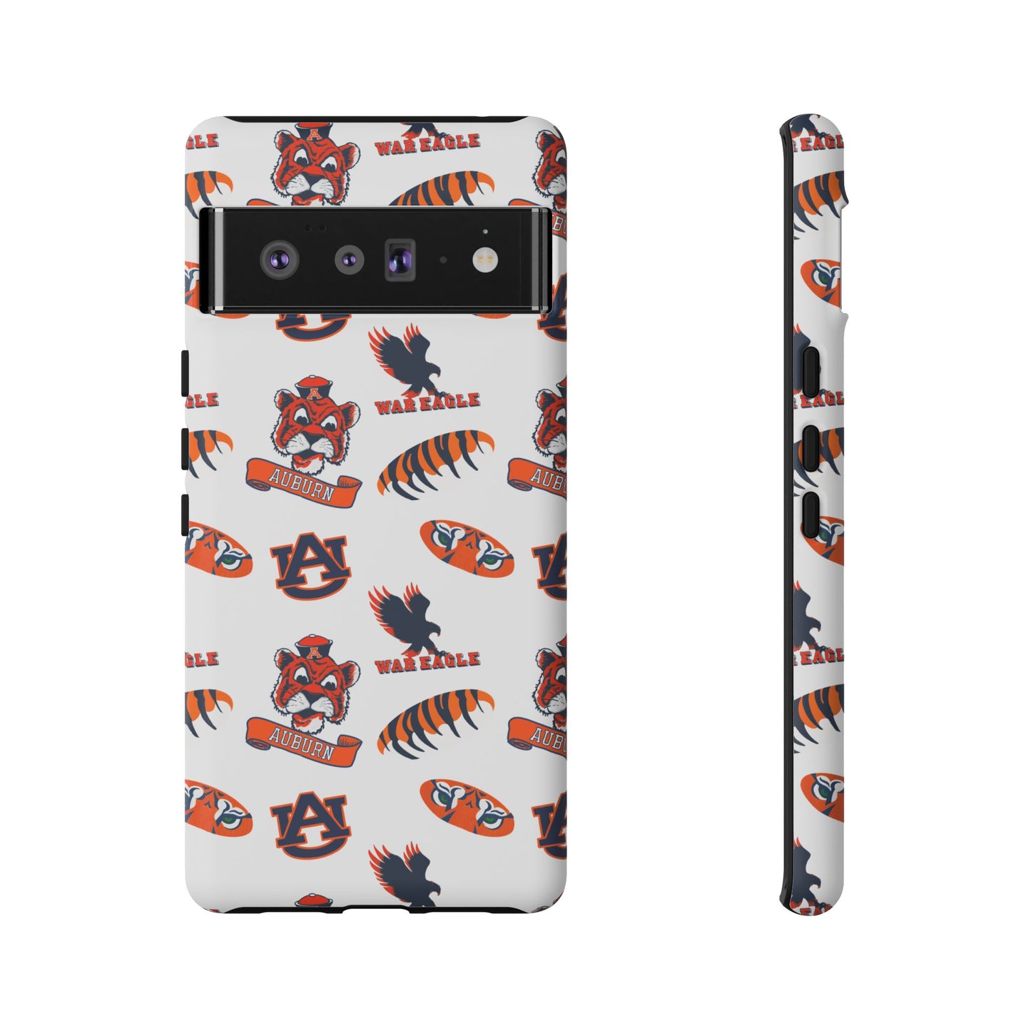 Auburn Fan Phone Case, Sports Team Accessory, Gift for Auburn Fans, Durable Cover, College Game Day