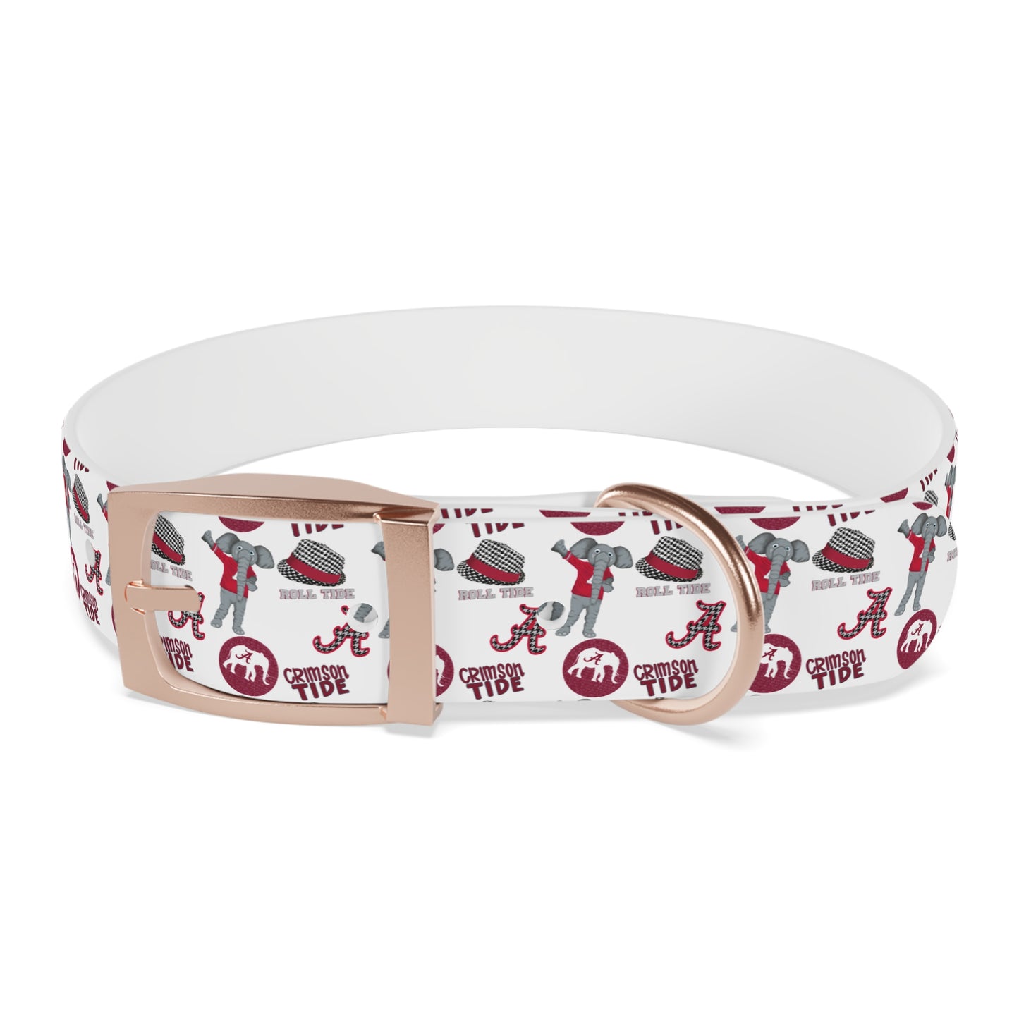 Alabama Crimson Tide Dog Collar - Pet Accessory, Dog Lover Gift, Sports Team Collar, Custom Dog Gear, Football Fan Merchandise