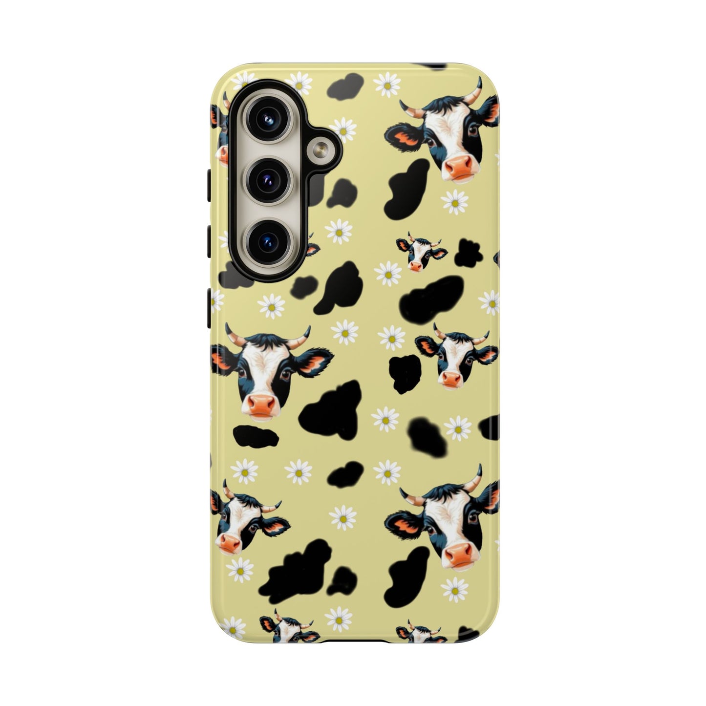 Cow Print Phone Case - Cute Protection for Animal Lovers, Gift for Farmhouse Decor, Cheerful Cow Design