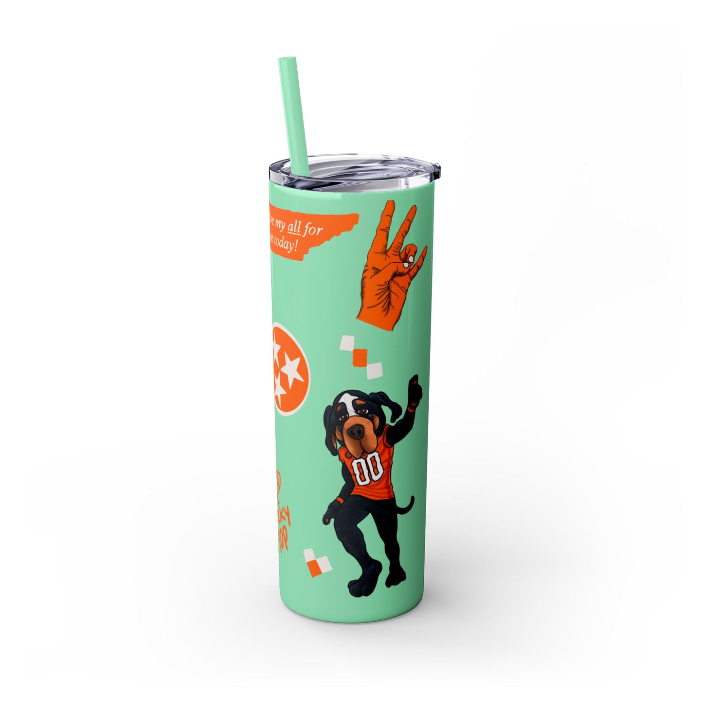 Tennessee Spirit Tumbler, 20oz | School Pride Cup for Gameday & Tailgating | Ideal for Fans, Students & Alumni