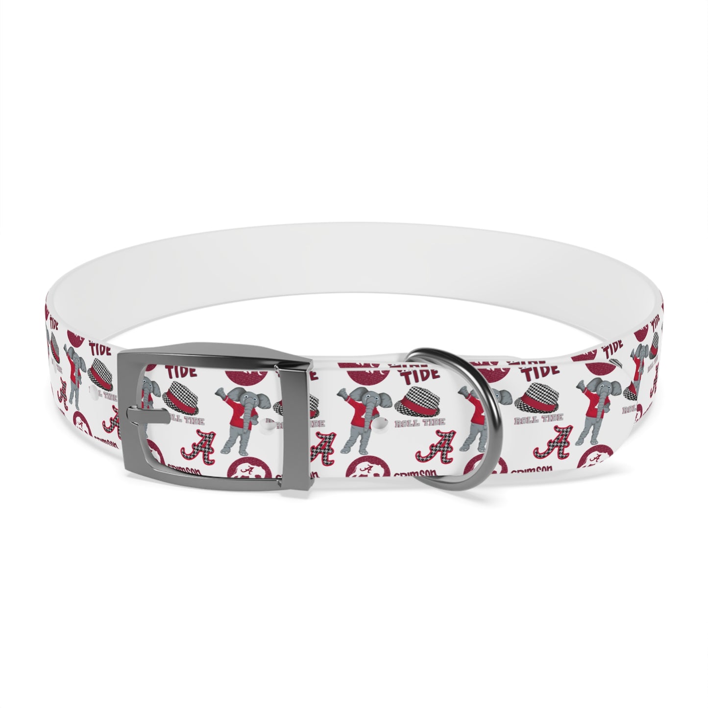 Alabama Crimson Tide Dog Collar - Pet Accessory, Dog Lover Gift, Sports Team Collar, Custom Dog Gear, Football Fan Merchandise