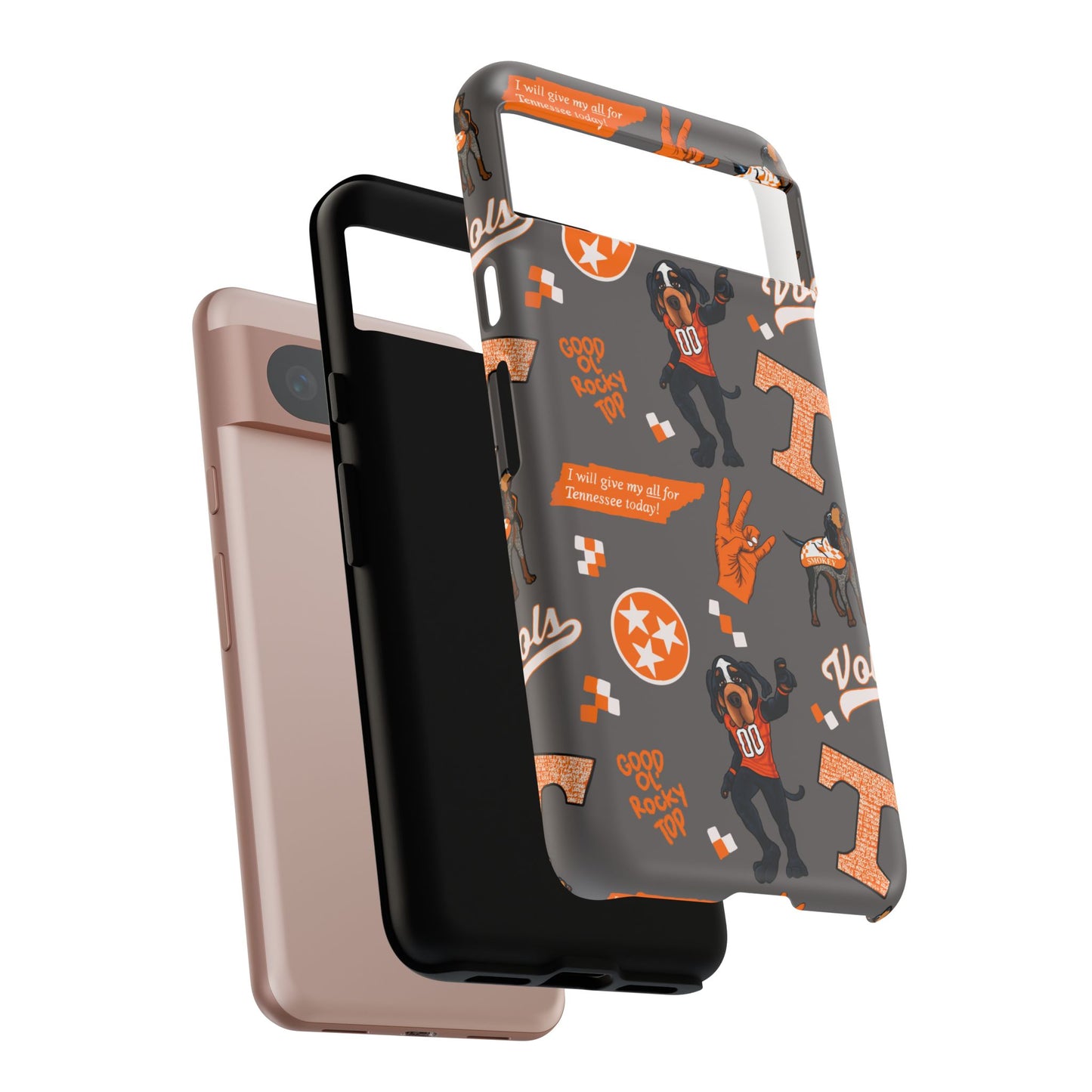 Tough Cases - Tennessee Fan Phone Case, Sports Team Accessory, Gift for Volunteers Fans, Durable Cover, College Game Day
