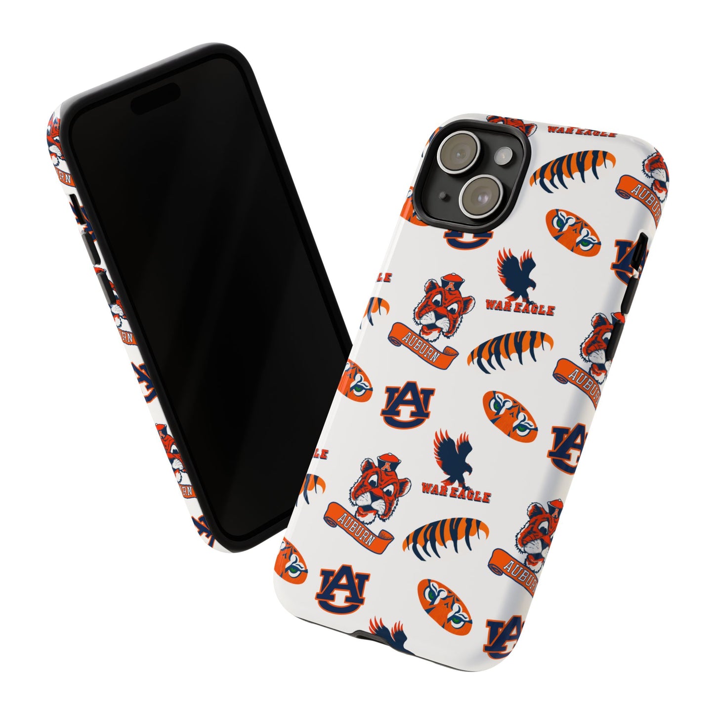 Auburn Fan Phone Case, Sports Team Accessory, Gift for Auburn Fans, Durable Cover, College Game Day