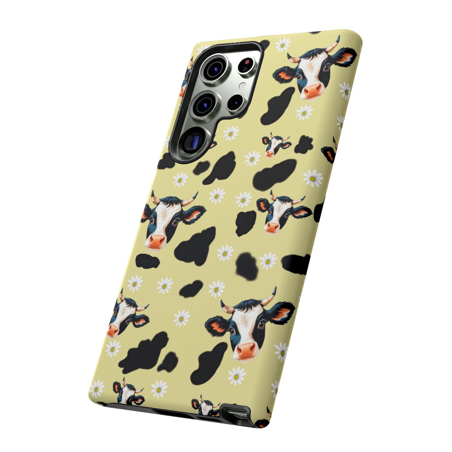 Cow Print Phone Case - Cute Protection for Animal Lovers, Gift for Farmhouse Decor, Cheerful Cow Design