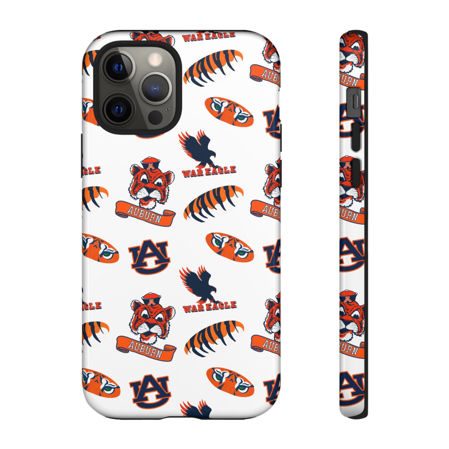 Auburn Fan Phone Case, Sports Team Accessory, Gift for Auburn Fans, Durable Cover, College Game Day
