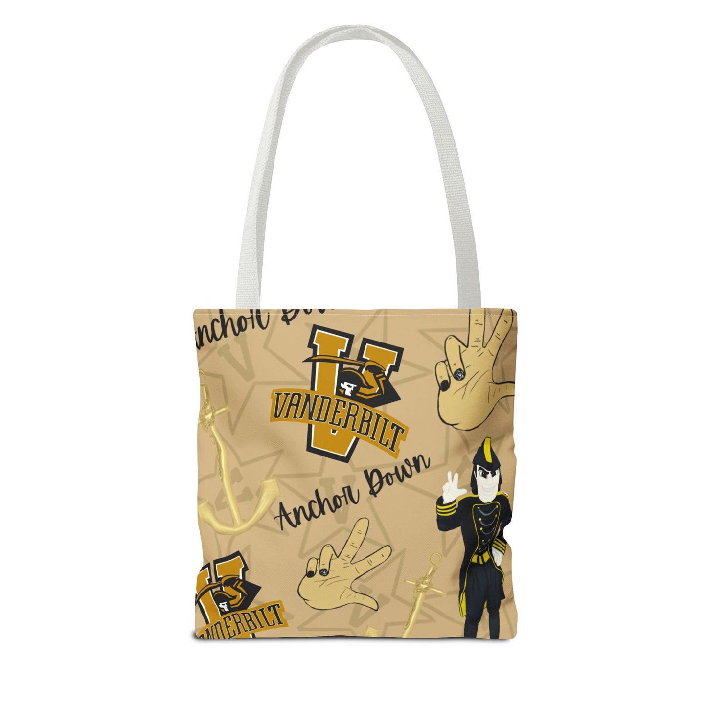 Vanderbilt Spirit Tote Bag, Functional Everyday Tote, College Merchandise, Personalized Gift, Sports Game Accessory