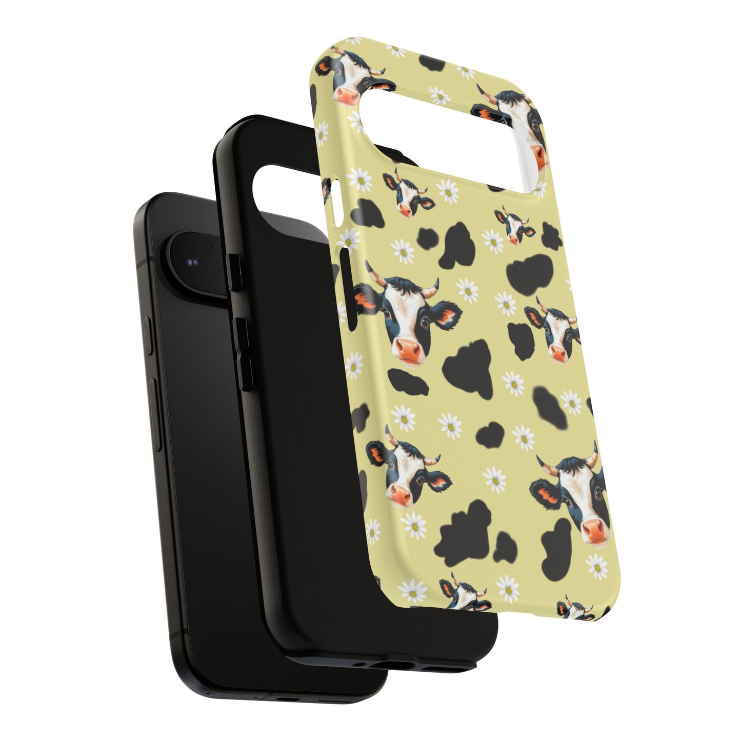 Cow Print Phone Case - Cute Protection for Animal Lovers, Gift for Farmhouse Decor, Cheerful Cow Design