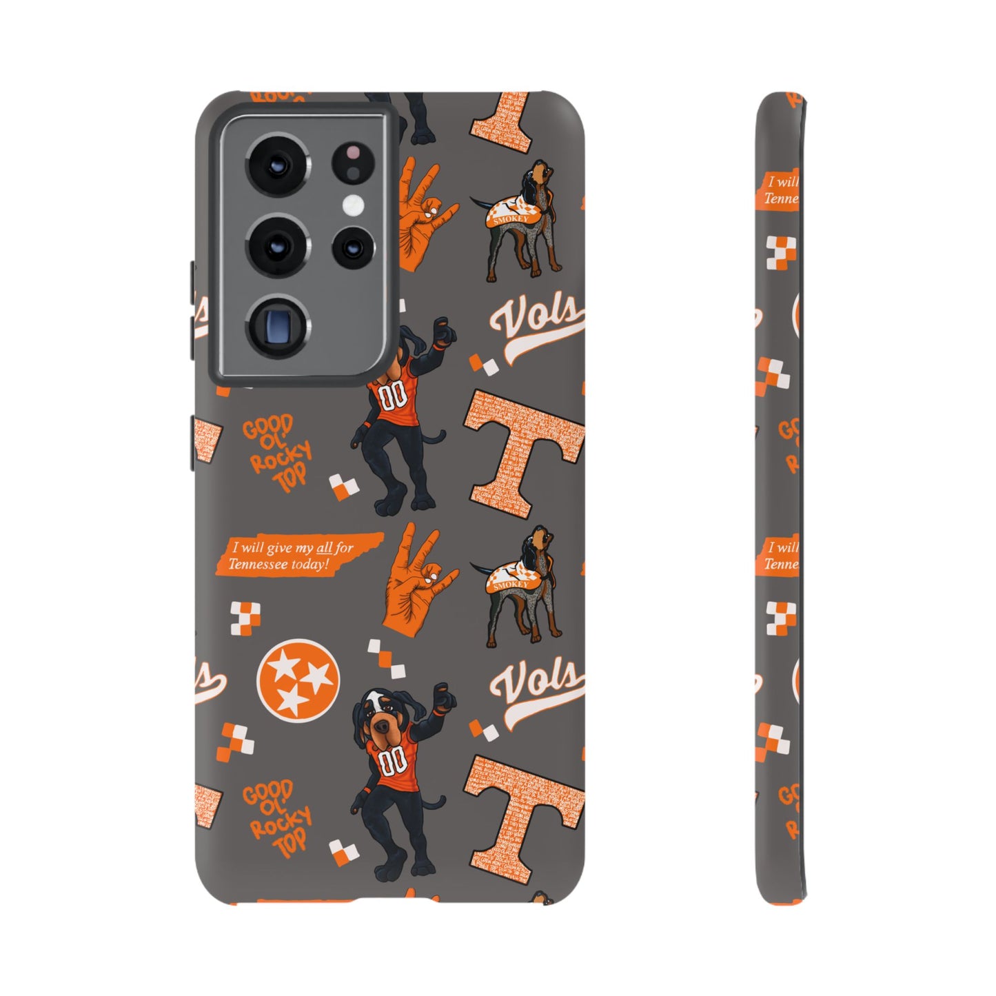 Tough Cases - Tennessee Fan Phone Case, Sports Team Accessory, Gift for Volunteers Fans, Durable Cover, College Game Day