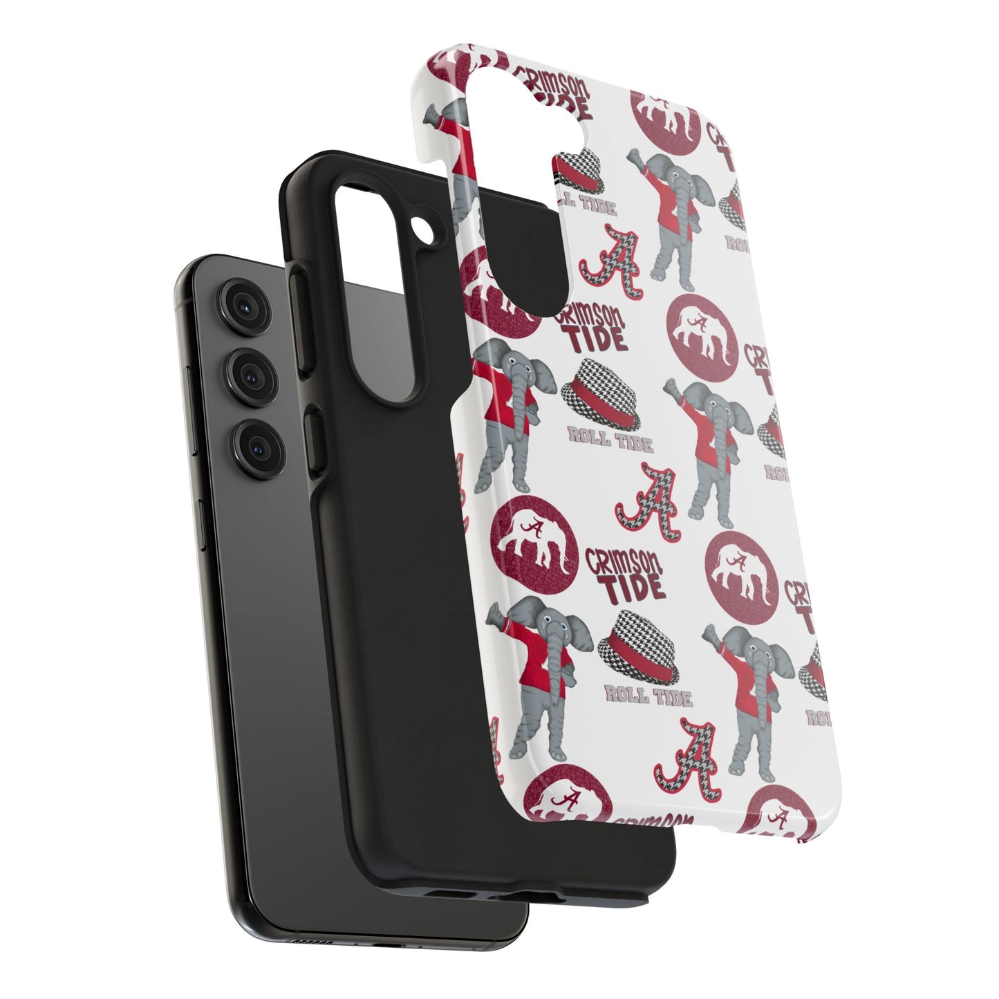 Alabama Crimson Tide Phone Case - Tough, Durable, Elephant Design, Sports Fan Accessories, College Team Gift, Graduation Presents