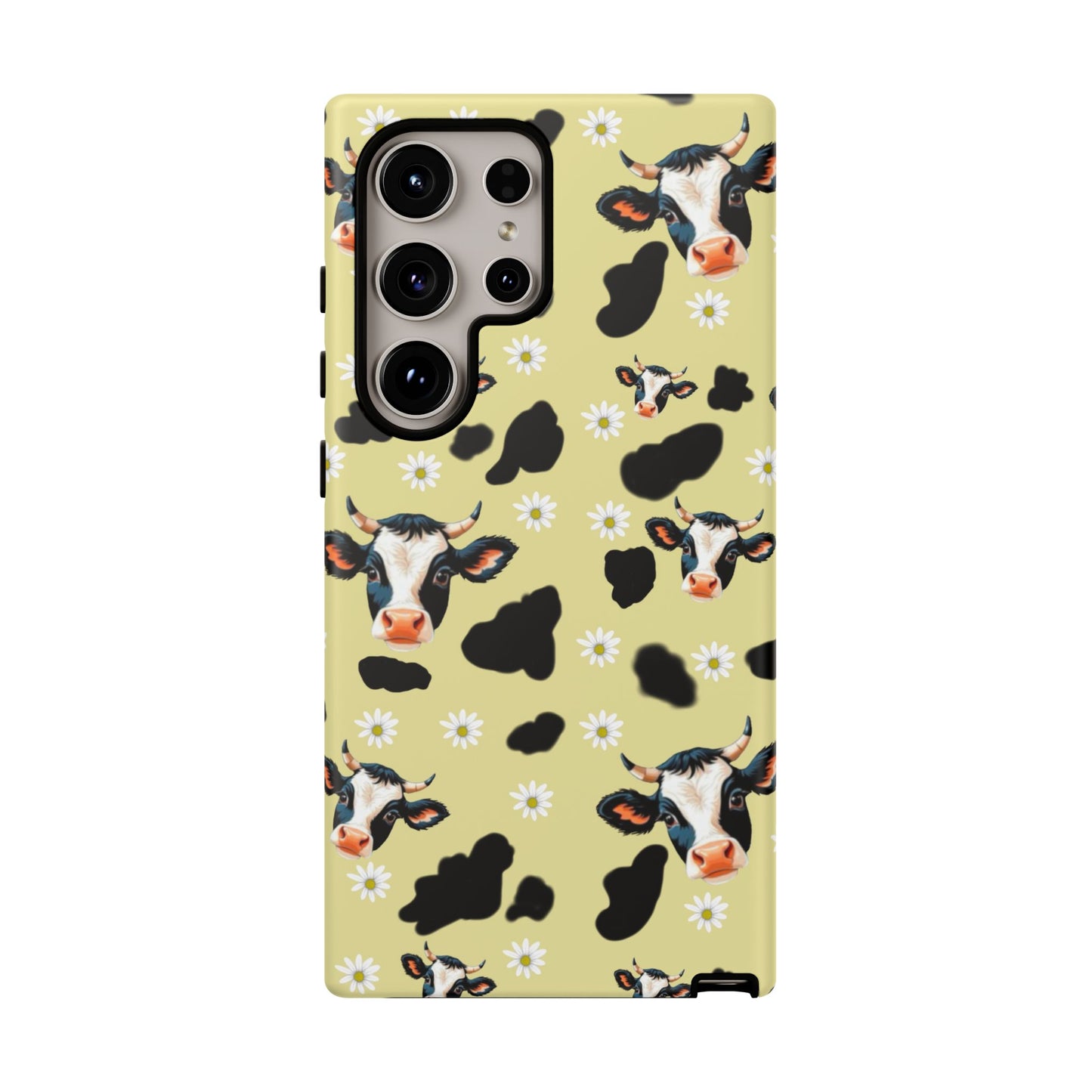 Cow Print Phone Case - Cute Protection for Animal Lovers, Gift for Farmhouse Decor, Cheerful Cow Design