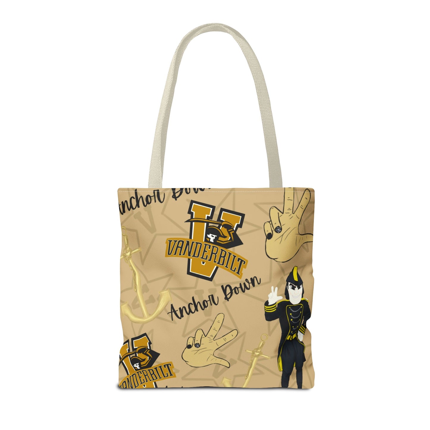 Vanderbilt Spirit Tote Bag, Functional Everyday Tote, College Merchandise, Personalized Gift, Sports Game Accessory