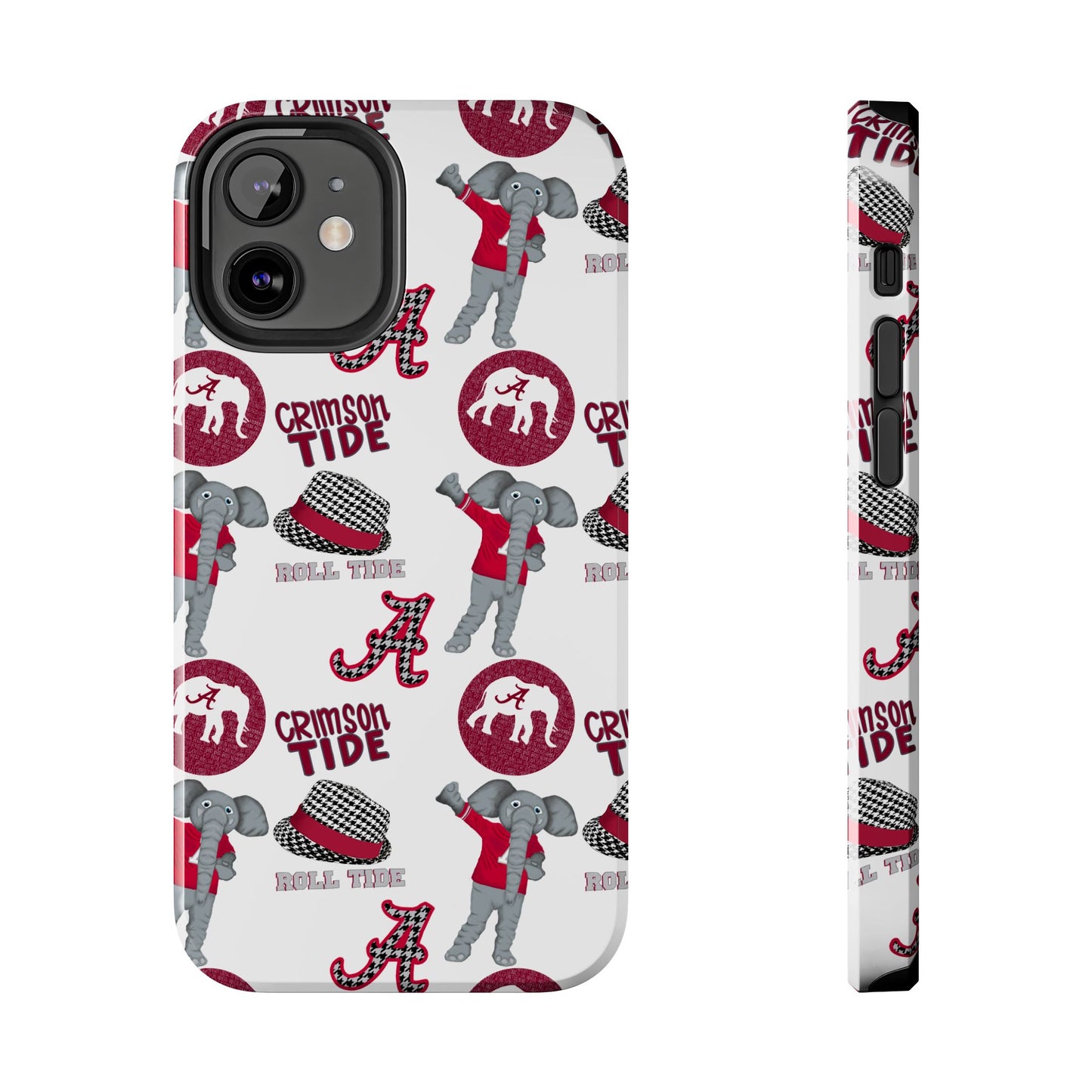 Alabama Crimson Tide Phone Case - Tough, Durable, Elephant Design, Sports Fan Accessories, College Team Gift, Graduation Presents