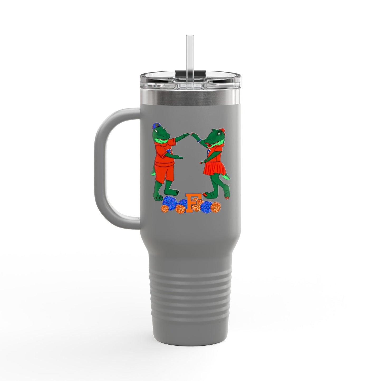 Florida Gators Insulated Travel Mug for Vibrant Adventures - Fun Design, Gift Idea, Great for Camping, Road Trips, and Daily Hydration