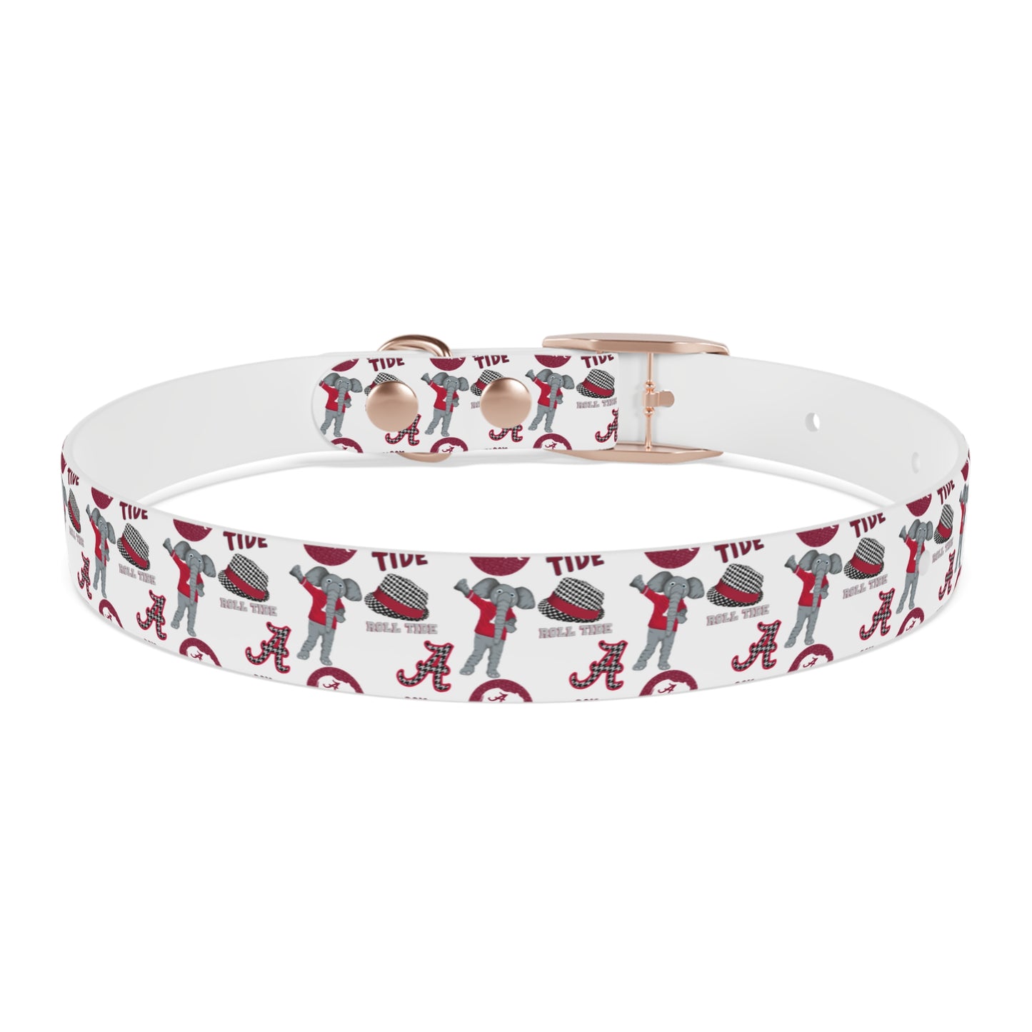 Alabama Crimson Tide Dog Collar - Pet Accessory, Dog Lover Gift, Sports Team Collar, Custom Dog Gear, Football Fan Merchandise