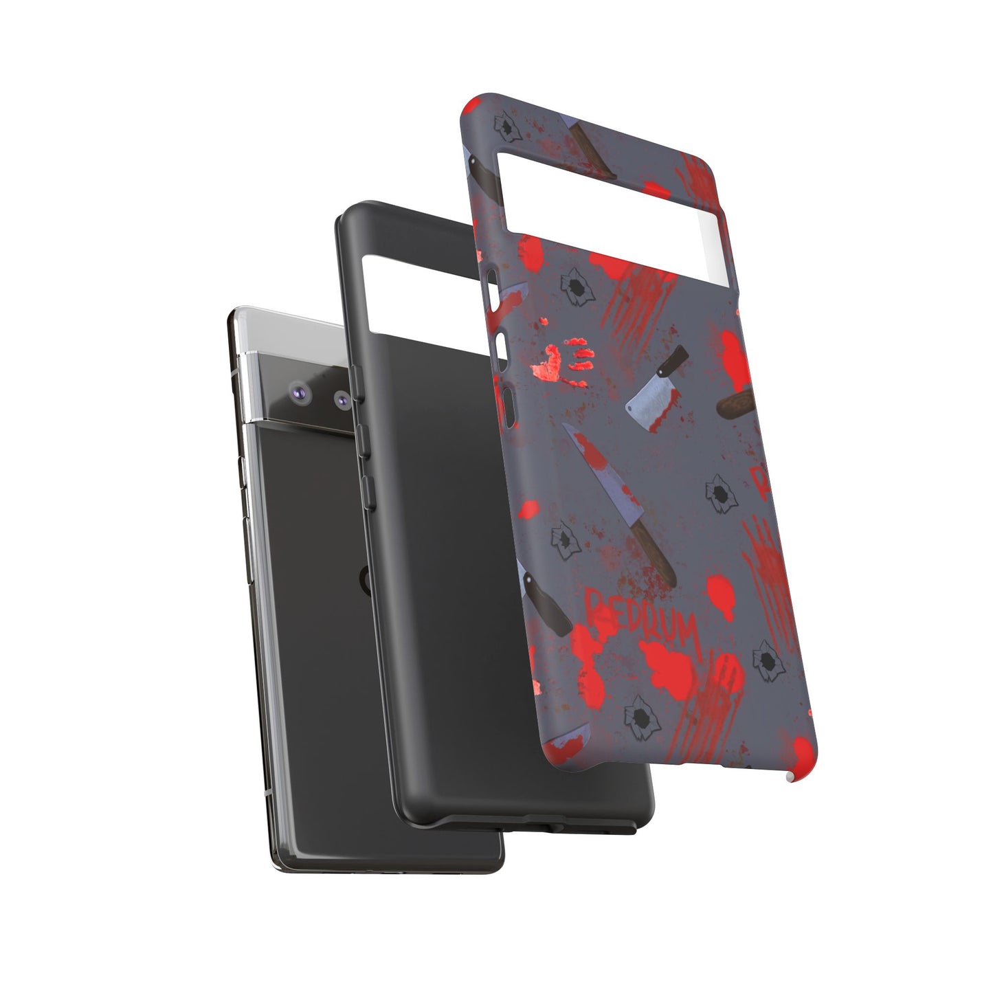 Blood Splatter Phone Case, Tough Case for Horror Fans, Halloween Accessory, Unique Gift for Gamers, Spooky Phone Cover