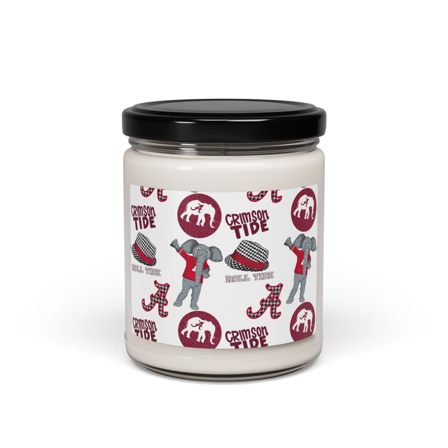 Crimson Tide Scented Soy Candle | Alabama Football Fan Gift, Home Decor, Aromatherapy, Tailgate Essentials, Sports Candle