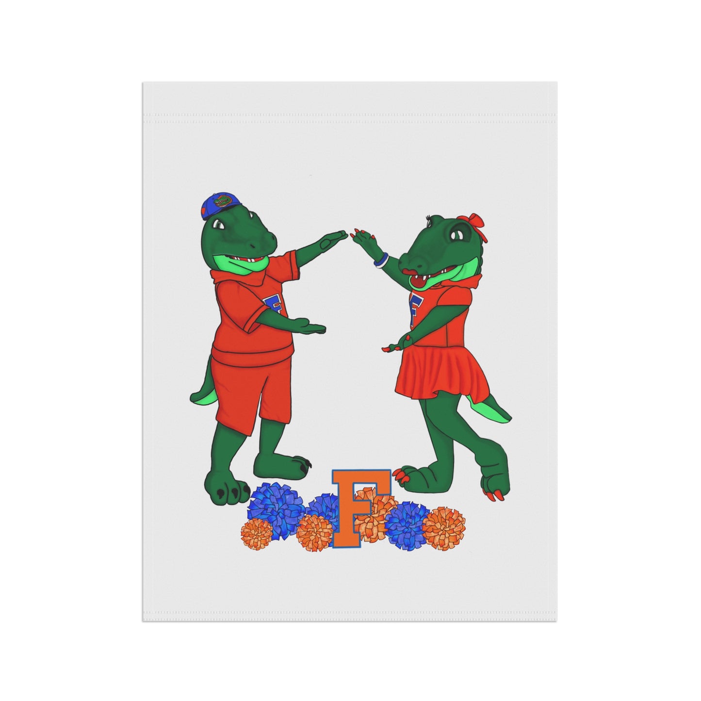Florida Gators Garden Banner, Fun Outdoor Decor, Kids Birthday Party Decoration, Cute Garden Flag, Dino Theme Yard Sign