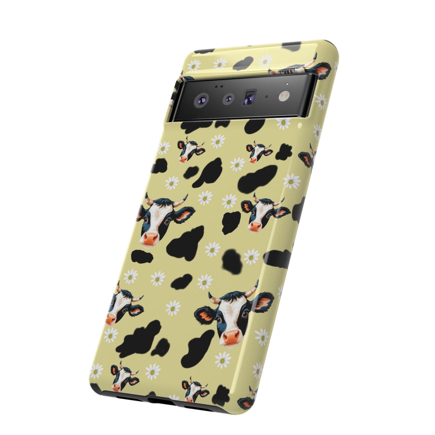 Cow Print Phone Case - Cute Protection for Animal Lovers, Gift for Farmhouse Decor, Cheerful Cow Design