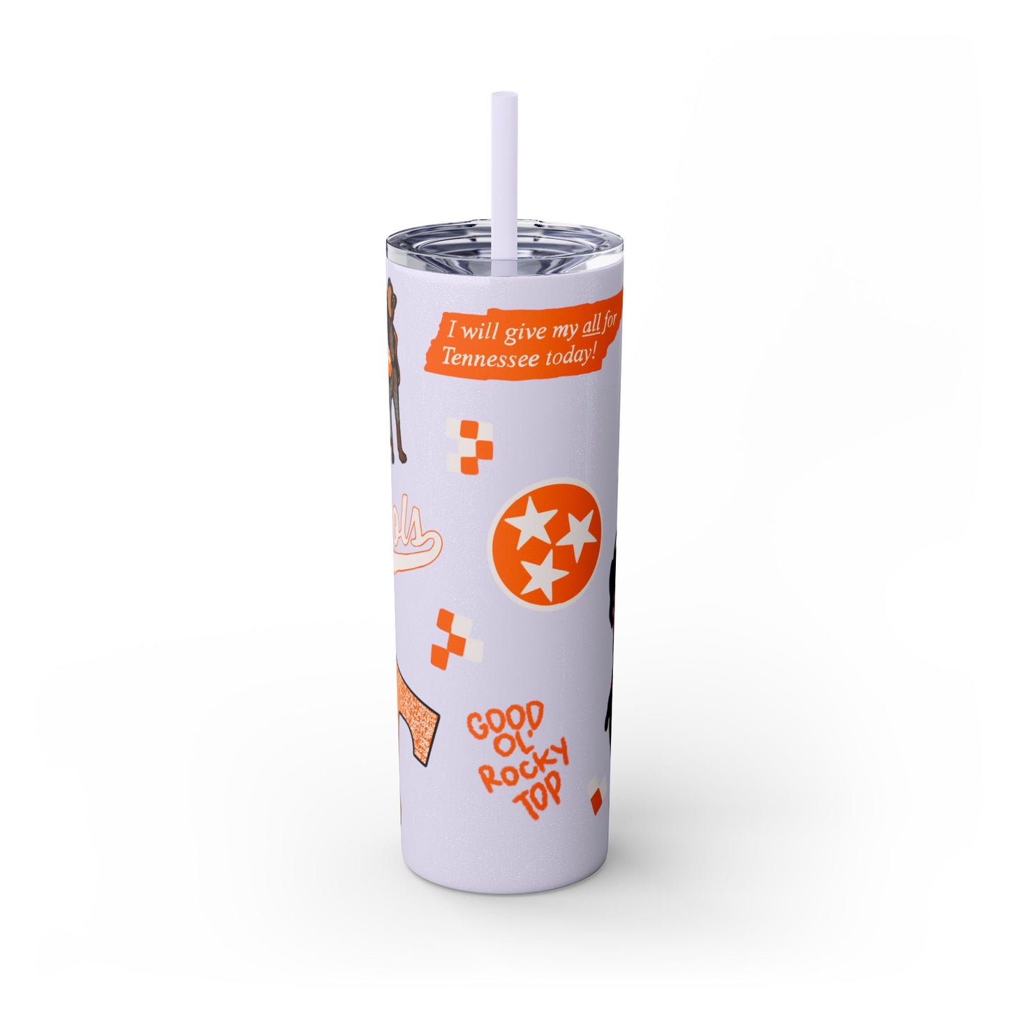 Tennessee Spirit Tumbler, 20oz | School Pride Cup for Gameday & Tailgating | Ideal for Fans, Students & Alumni