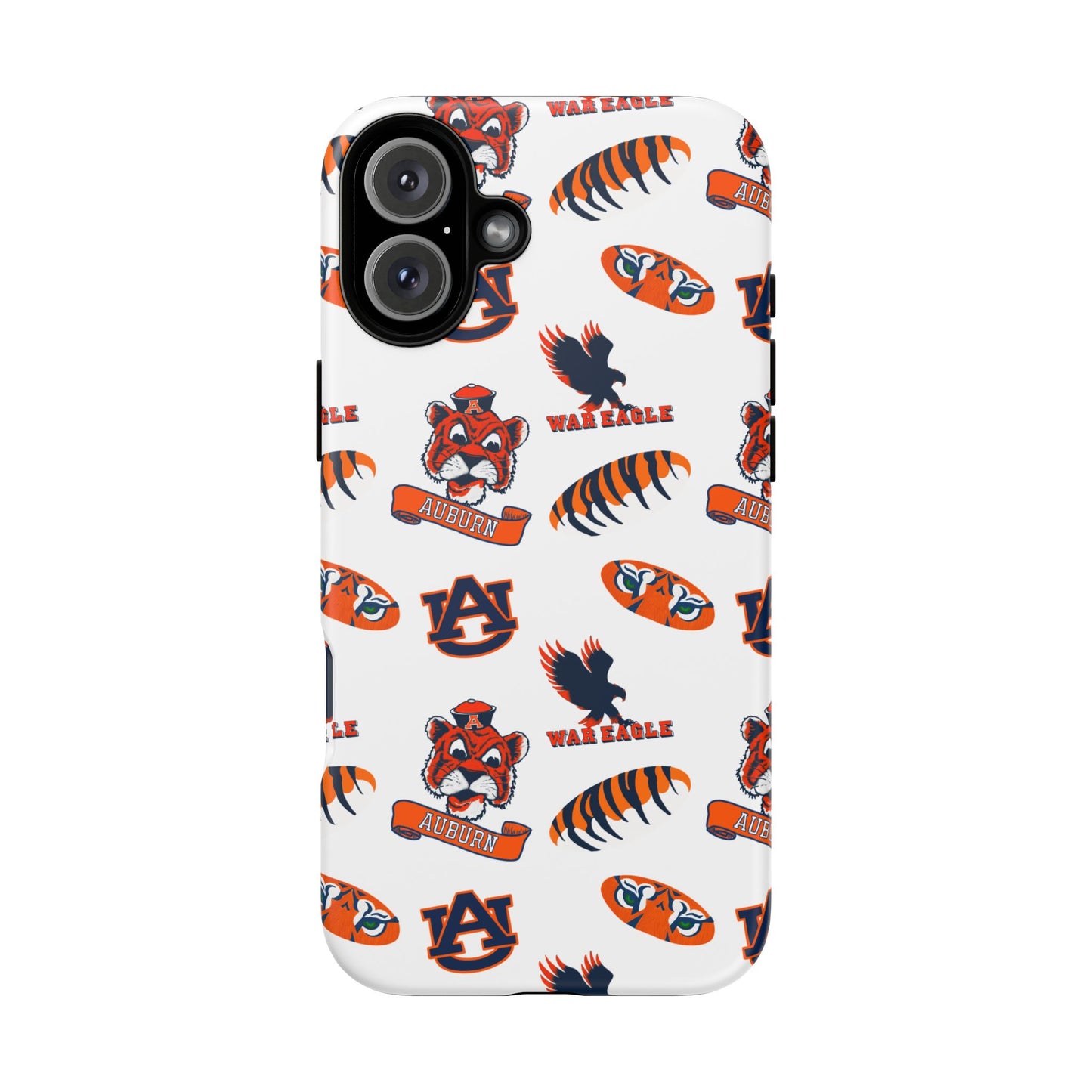 Auburn Fan Phone Case, Sports Team Accessory, Gift for Auburn Fans, Durable Cover, College Game Day