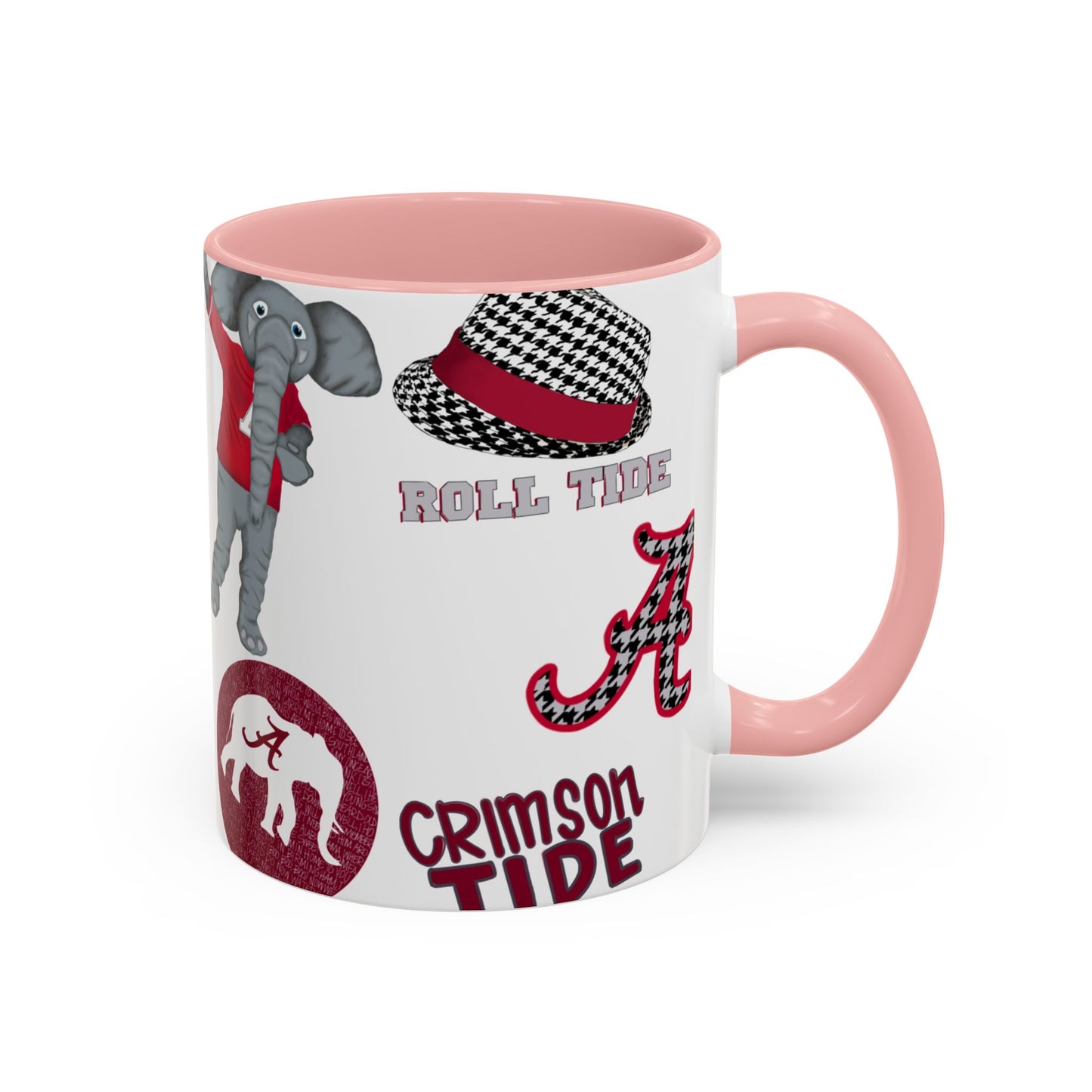 Crimson Tide Coffee Mug, Alabama Fan Cup, Roll Tide Mug, College Sports Gift, Game Day Drinkware