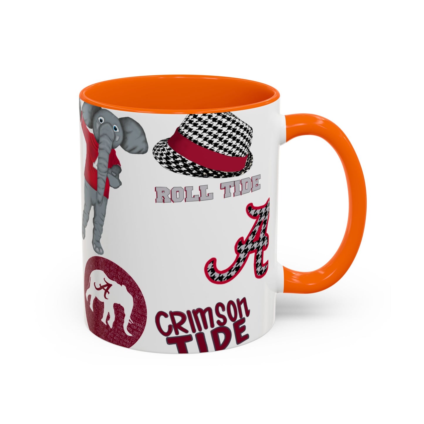 Crimson Tide Coffee Mug, Alabama Fan Cup, Roll Tide Mug, College Sports Gift, Game Day Drinkware