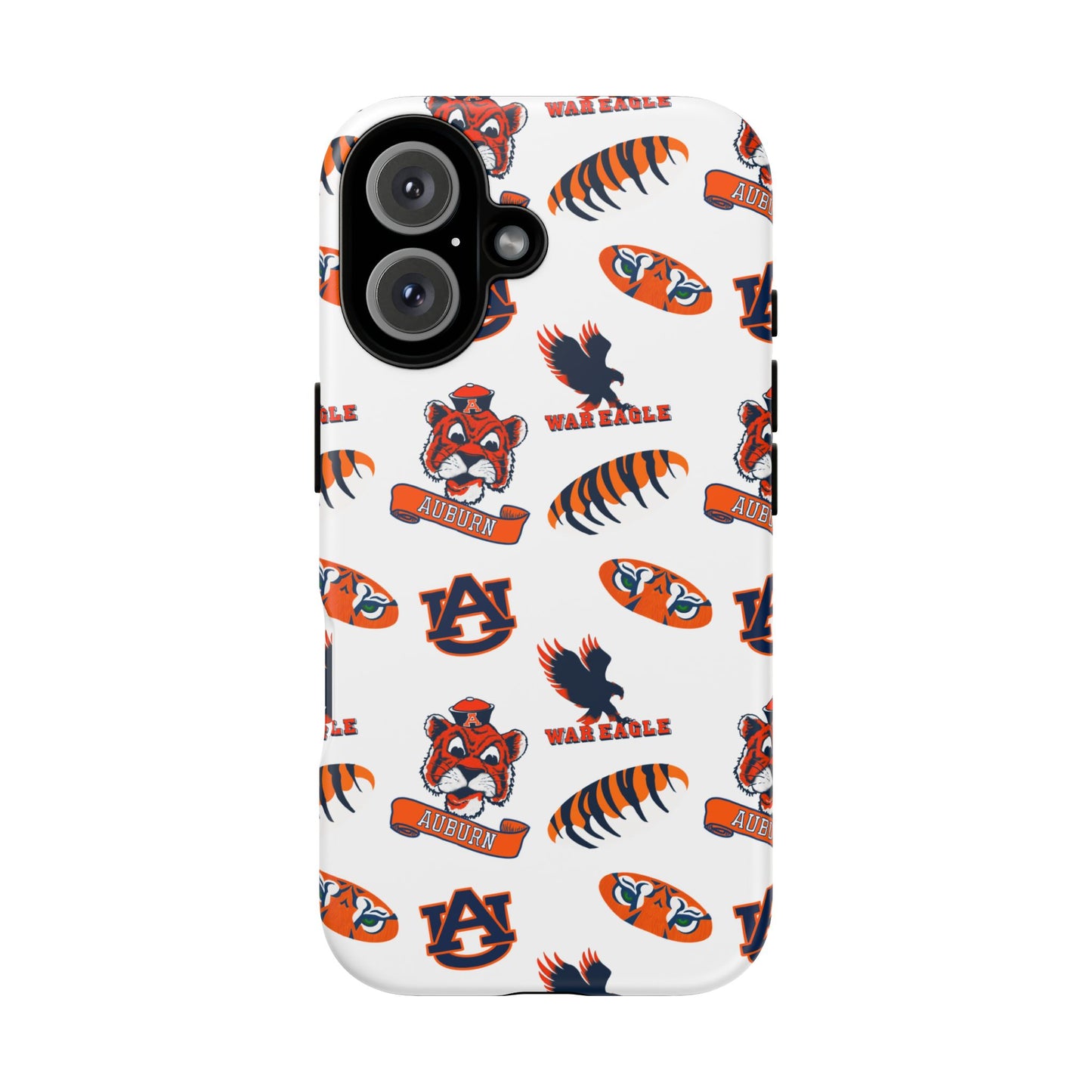Auburn Fan Phone Case, Sports Team Accessory, Gift for Auburn Fans, Durable Cover, College Game Day