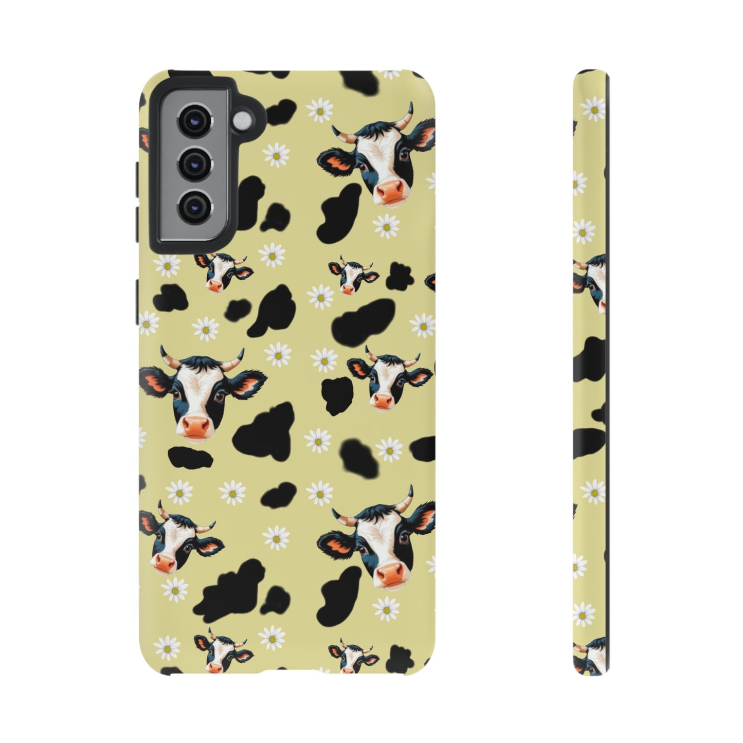 Cow Print Phone Case - Cute Protection for Animal Lovers, Gift for Farmhouse Decor, Cheerful Cow Design