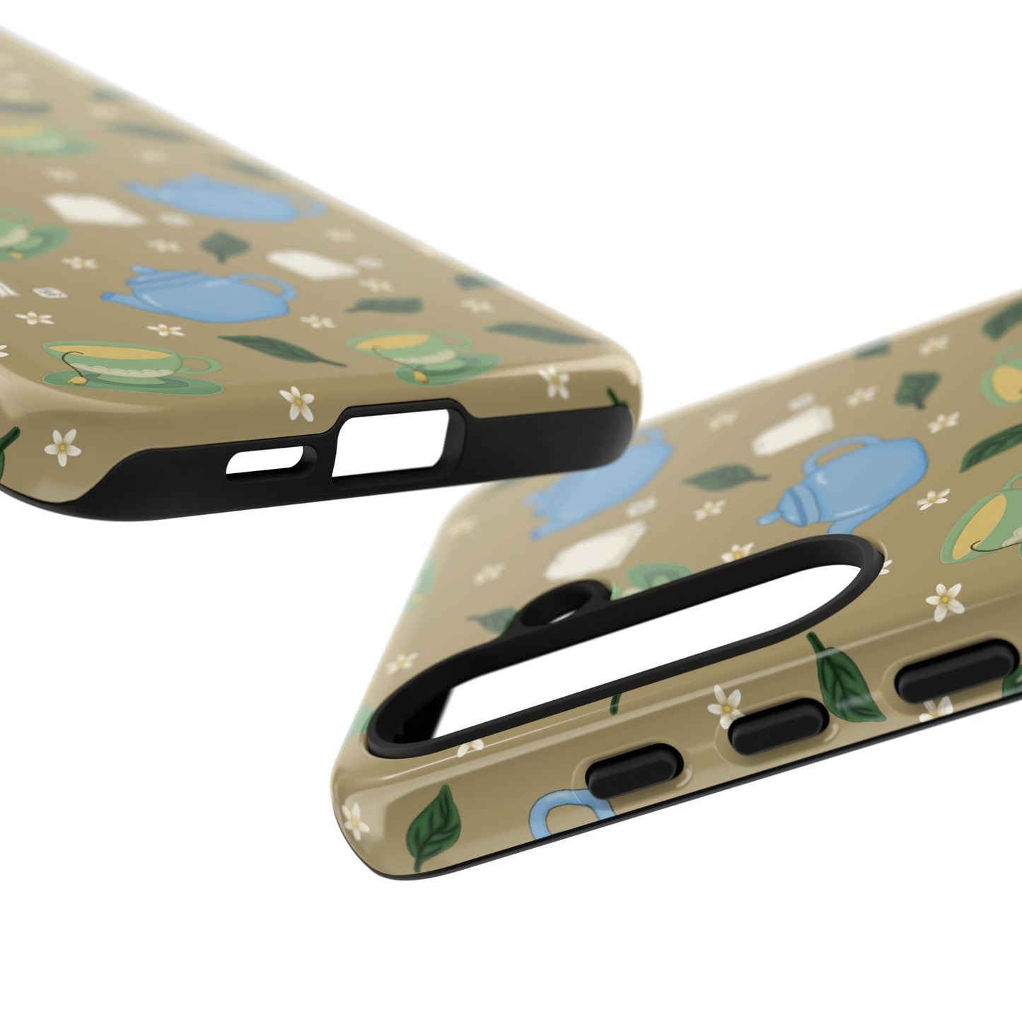 Charming Teacup Phone Case, Cute Phone Cover, Gift for Tea Lovers, Vintage Style Case, Birthday Present, Unique Accessory