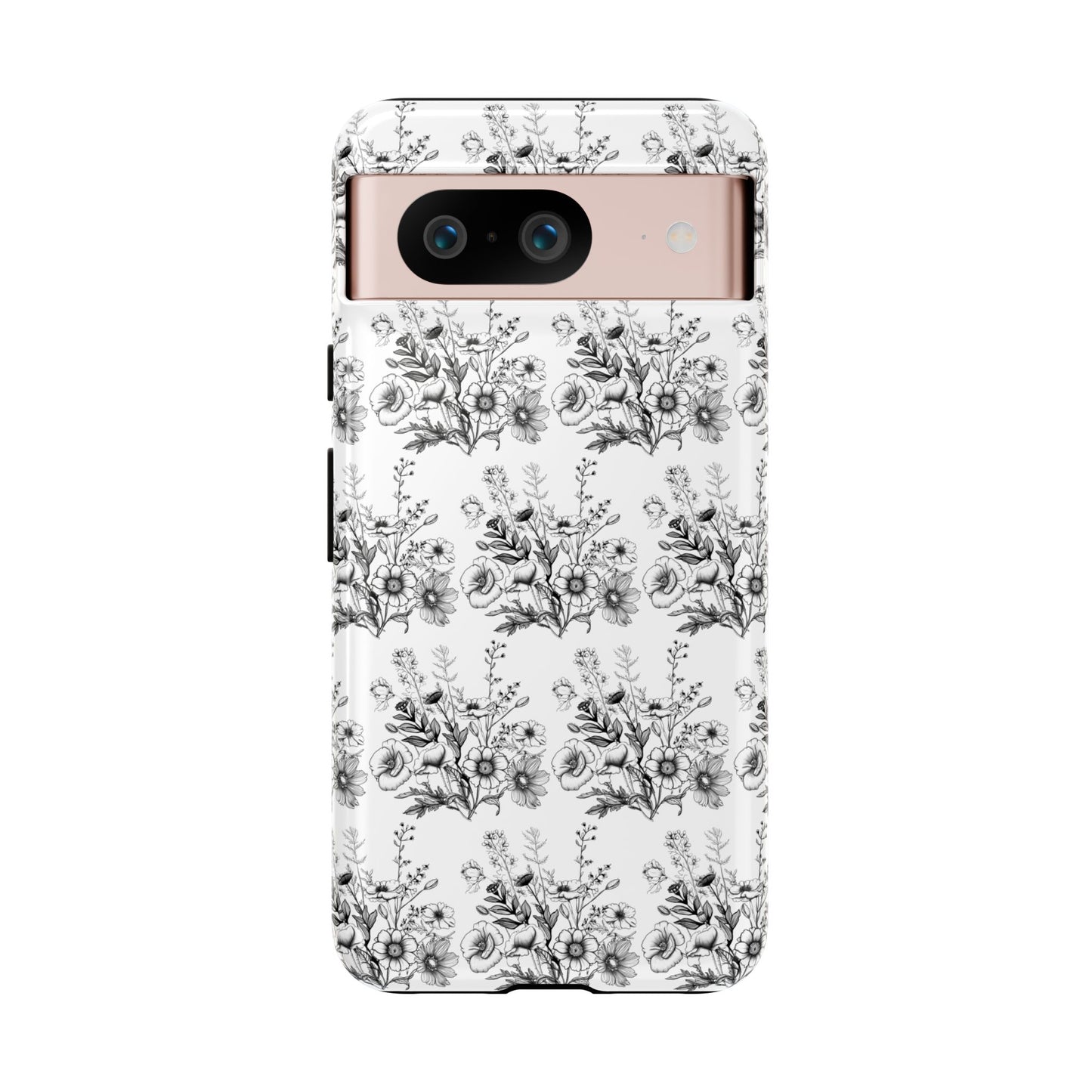 Floral Phone Case, Tough Cases with Elegant Black and White Design, Protective Cover for Fashion Lovers, Unique Gift for All [...]