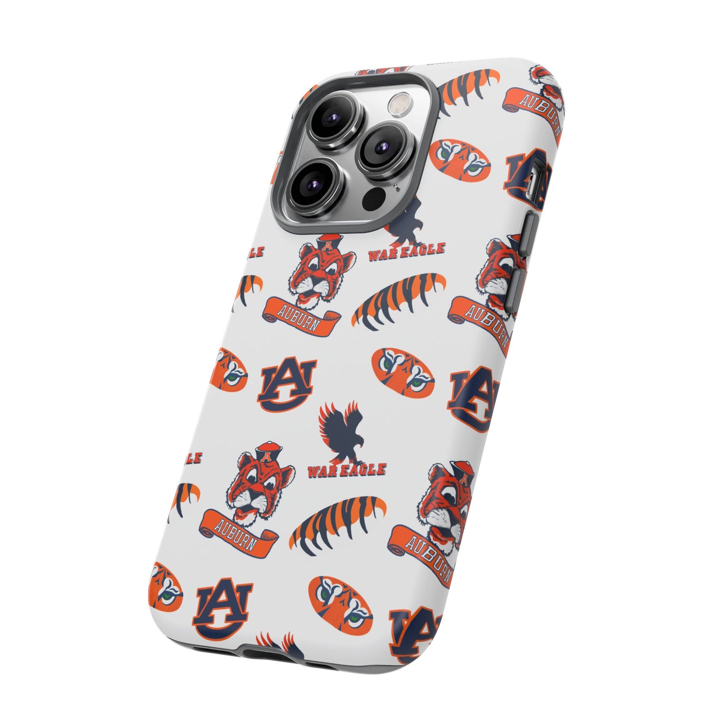 Auburn Fan Phone Case, Sports Team Accessory, Gift for Auburn Fans, Durable Cover, College Game Day