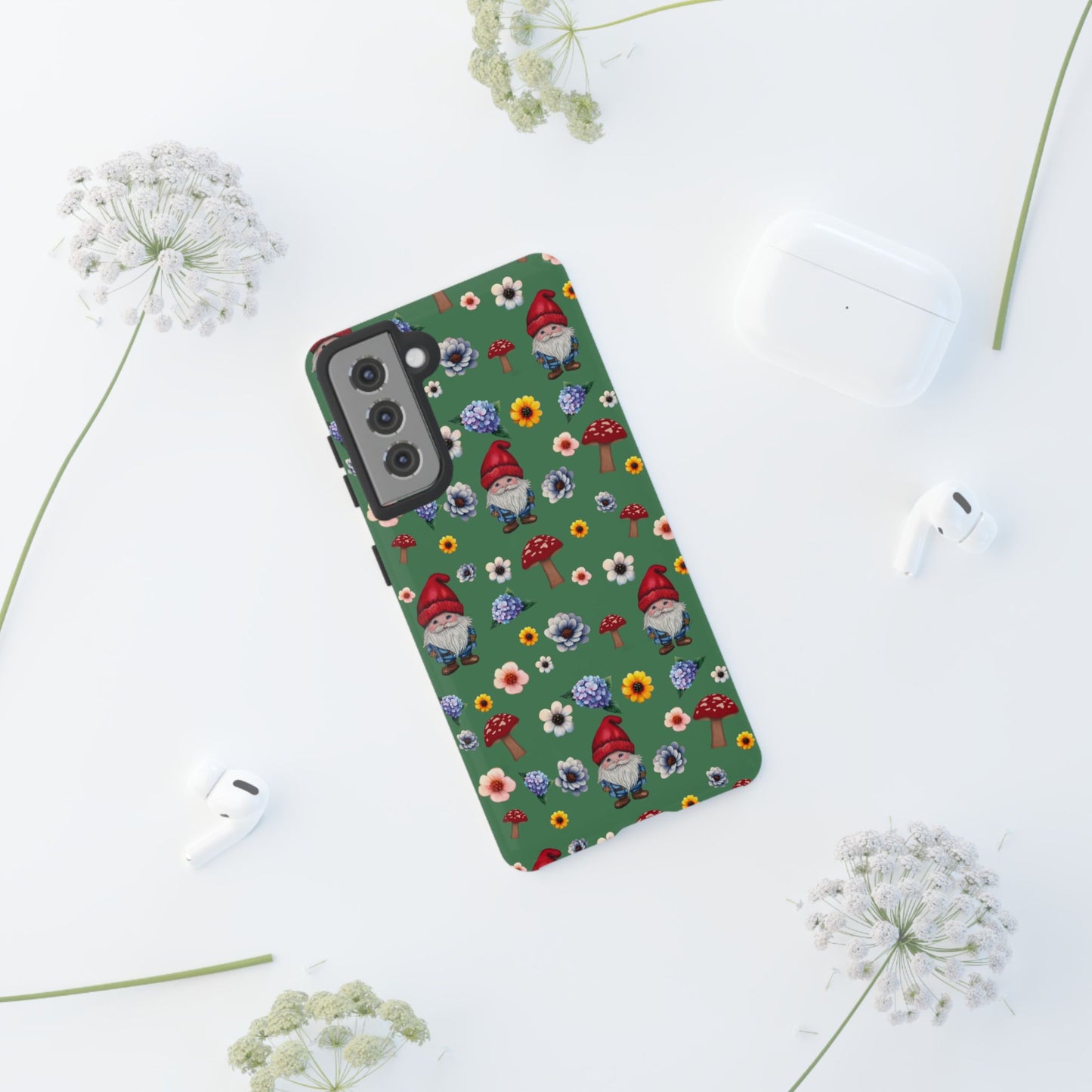 Gnome Garden Phone Case | Tough Cases for Nature Lovers | Cute Gnome Pattern | Floral & Mushroom Design | Gifts for Friends, Birthday [...]
