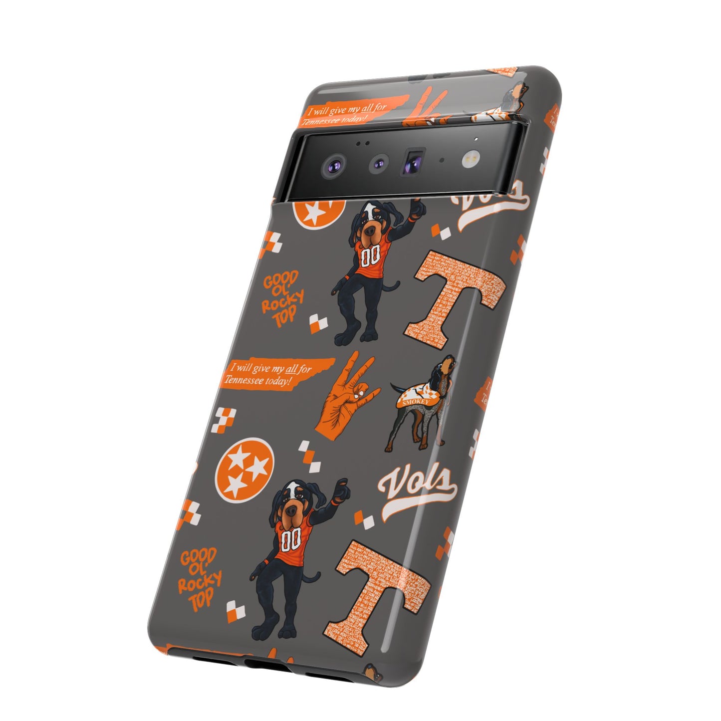 Tough Cases - Tennessee Fan Phone Case, Sports Team Accessory, Gift for Volunteers Fans, Durable Cover, College Game Day
