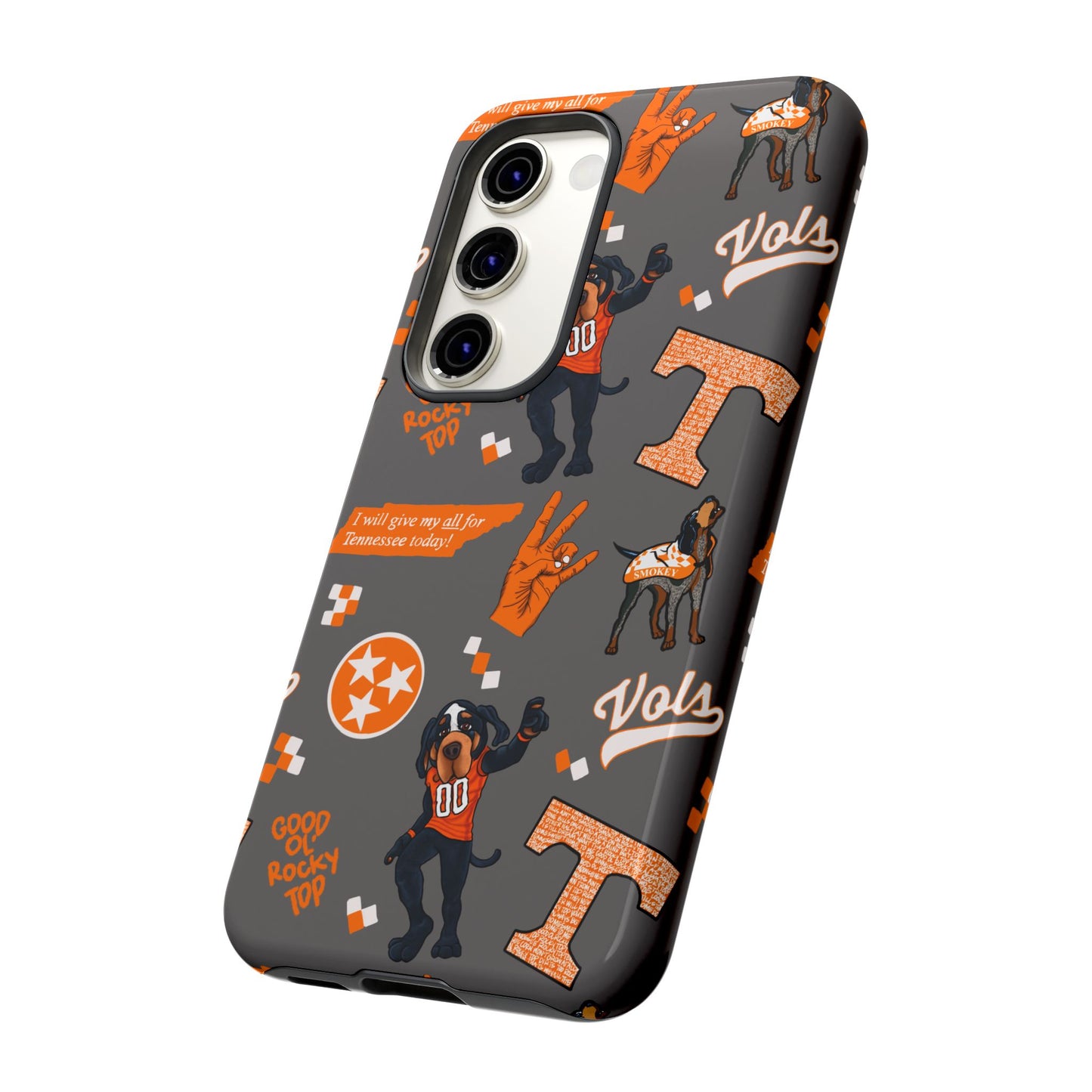 Tough Cases - Tennessee Fan Phone Case, Sports Team Accessory, Gift for Volunteers Fans, Durable Cover, College Game Day