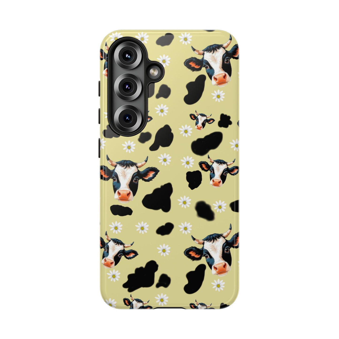Cow Print Phone Case - Cute Protection for Animal Lovers, Gift for Farmhouse Decor, Cheerful Cow Design