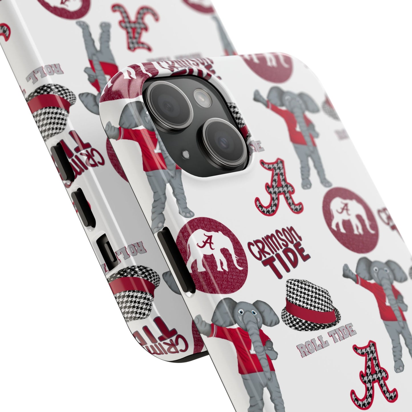Alabama Crimson Tide Phone Case - Tough, Durable, Elephant Design, Sports Fan Accessories, College Team Gift, Graduation Presents
