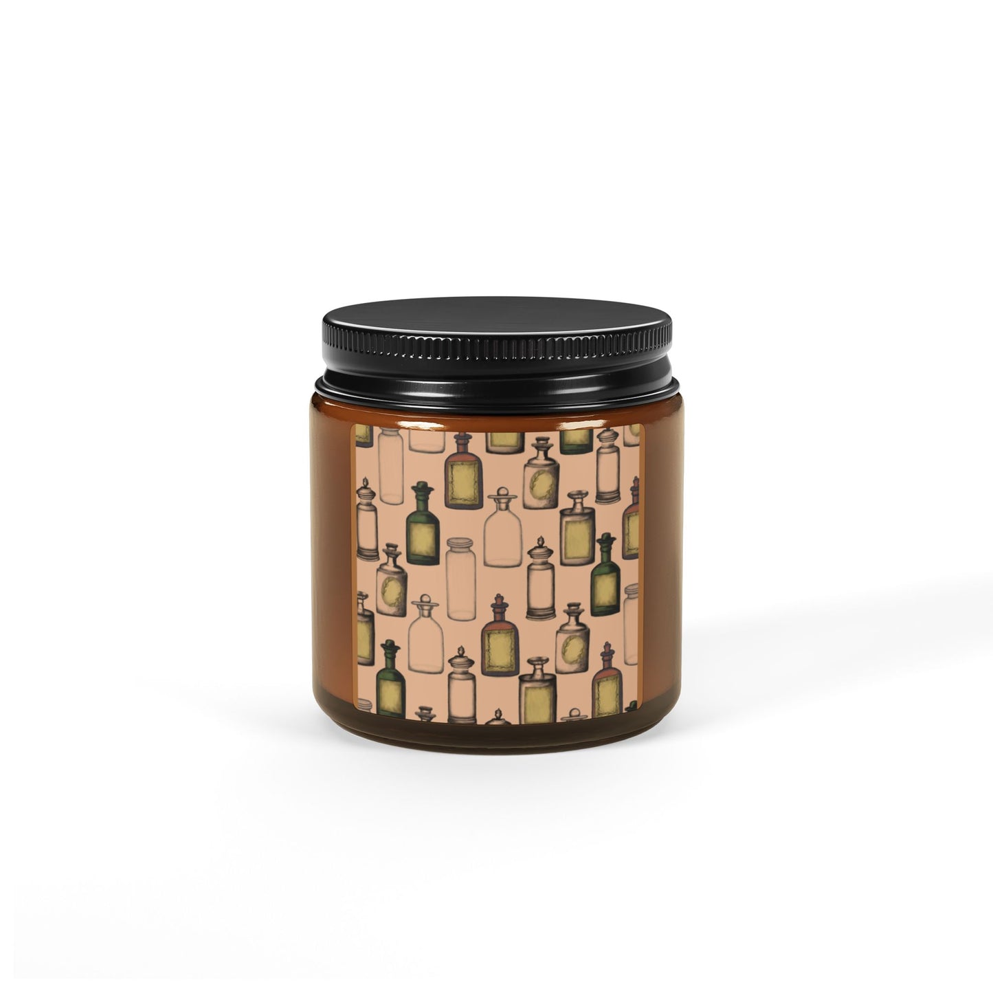 Apothecary Jars Scented Soy Candle (Multi-Size, Amber Jar)