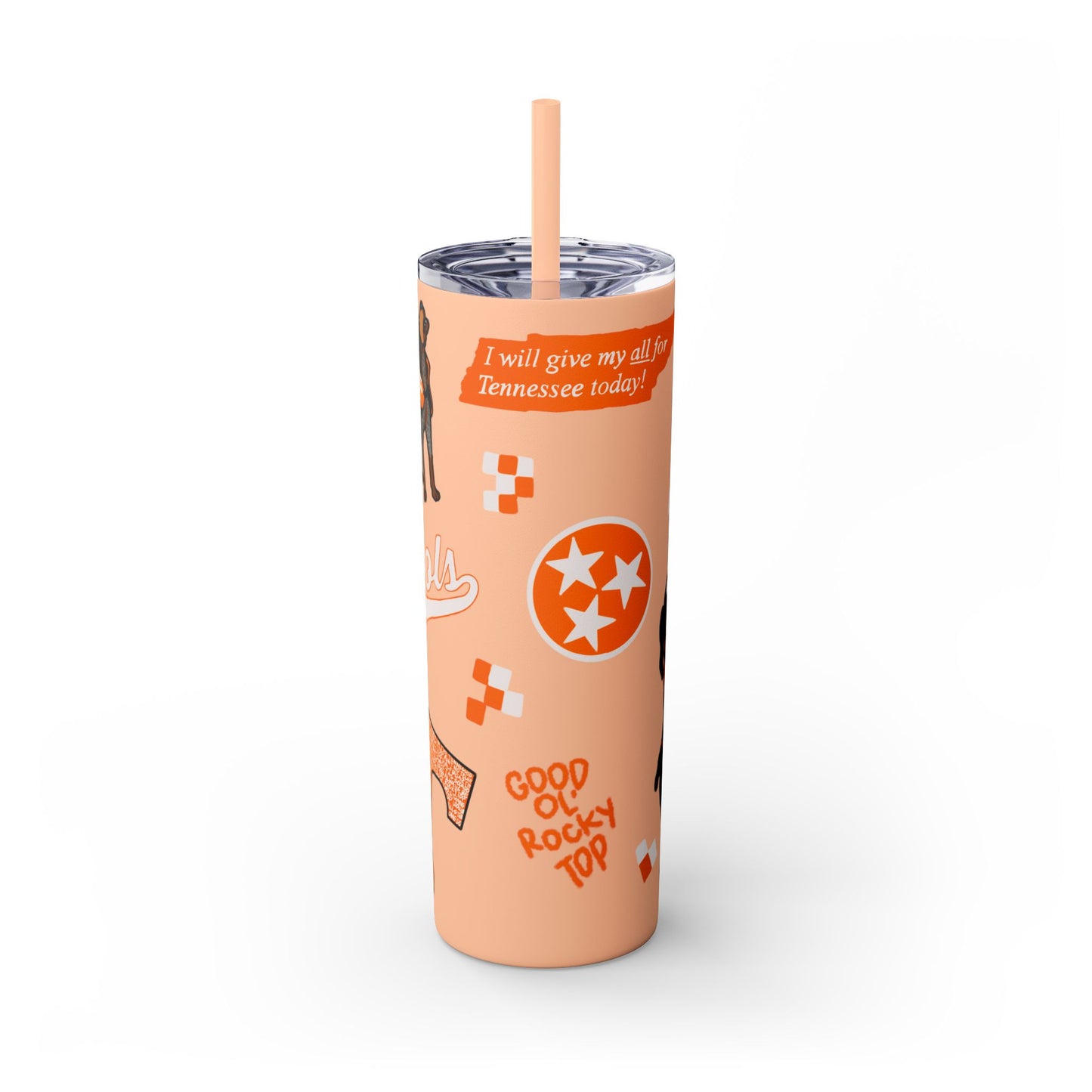 Tennessee Spirit Tumbler, 20oz | School Pride Cup for Gameday & Tailgating | Ideal for Fans, Students & Alumni