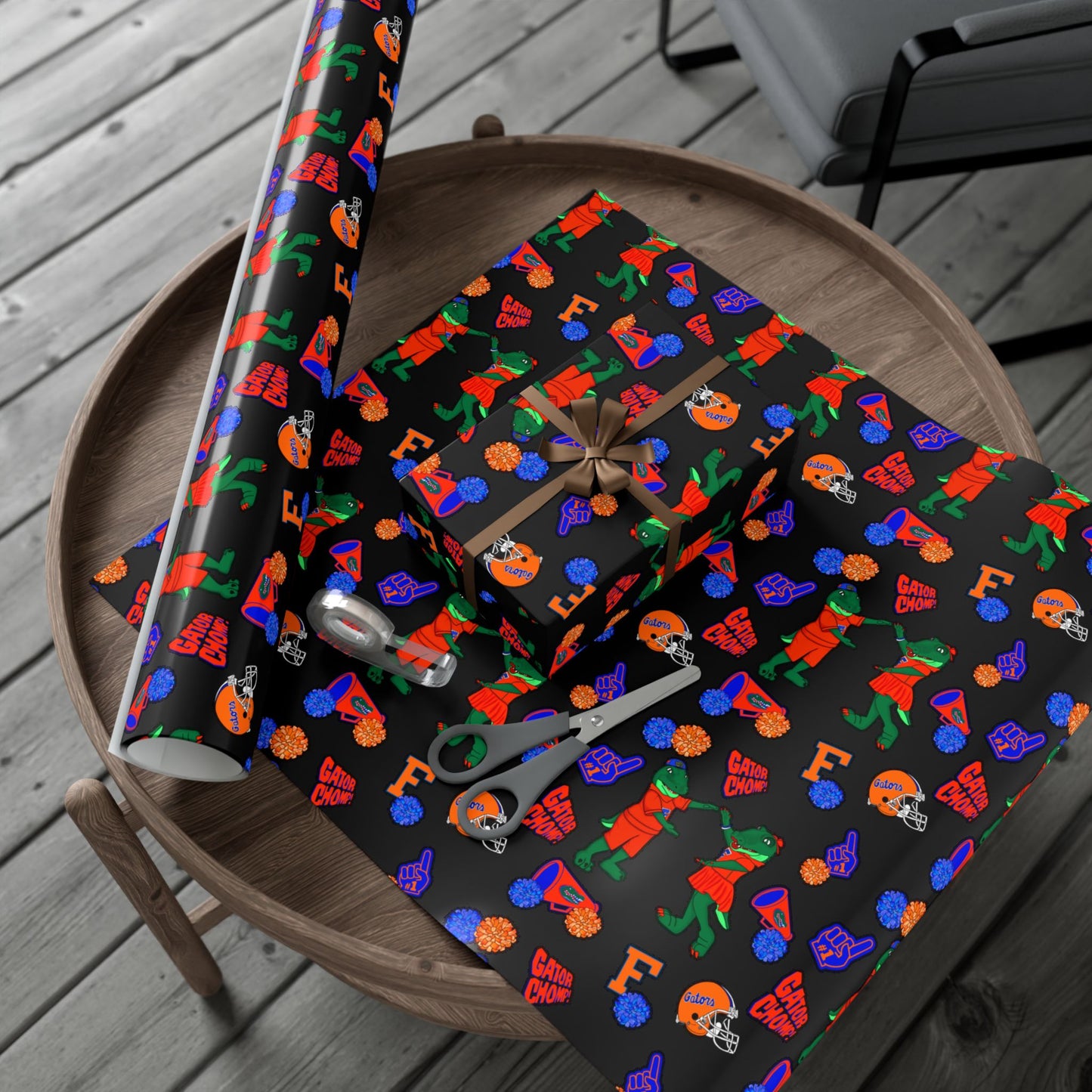 Florida Gators Football Gift Wrap Paper — Team Spirit Wrapping Paper for Fans & Game Day