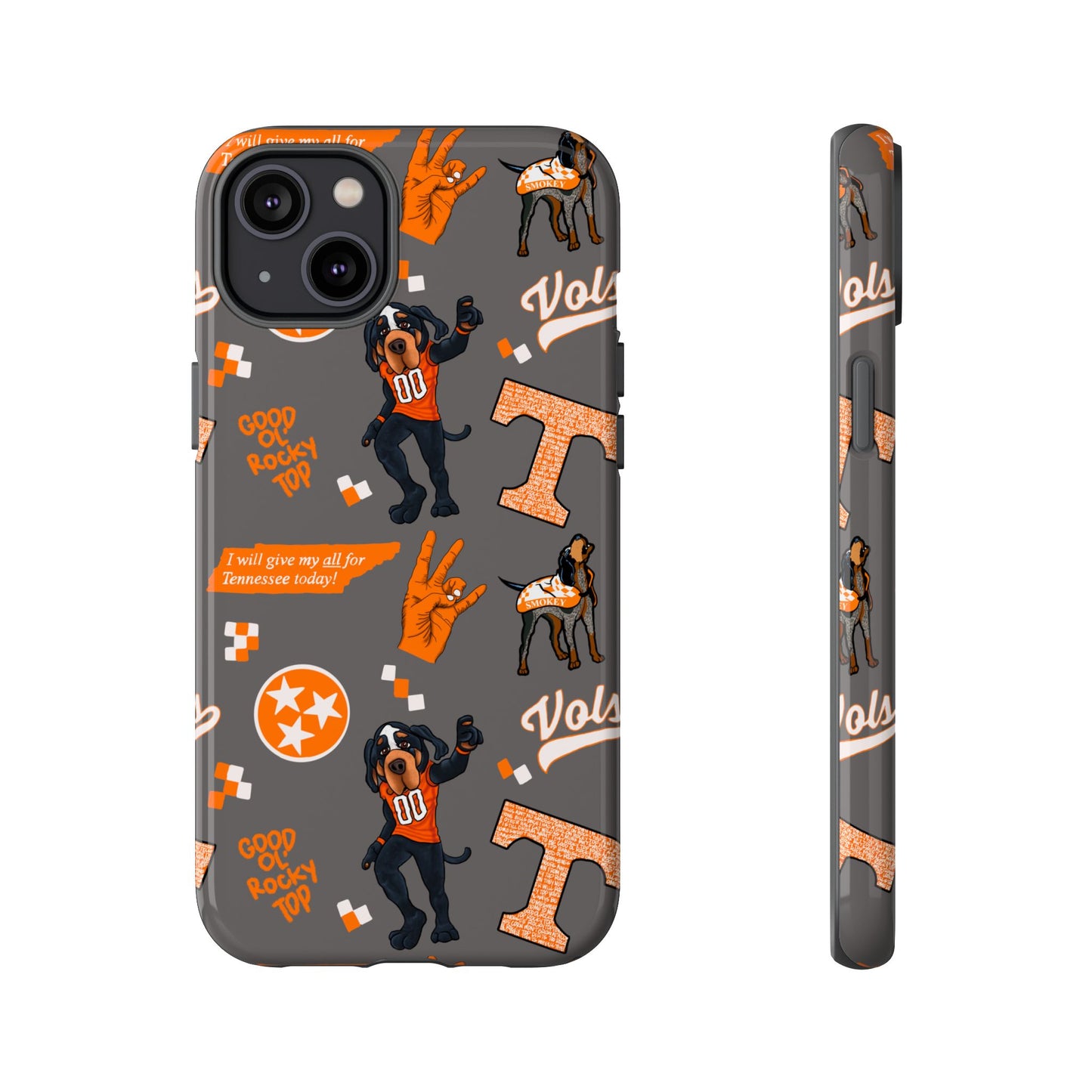 Tough Cases - Tennessee Fan Phone Case, Sports Team Accessory, Gift for Volunteers Fans, Durable Cover, College Game Day