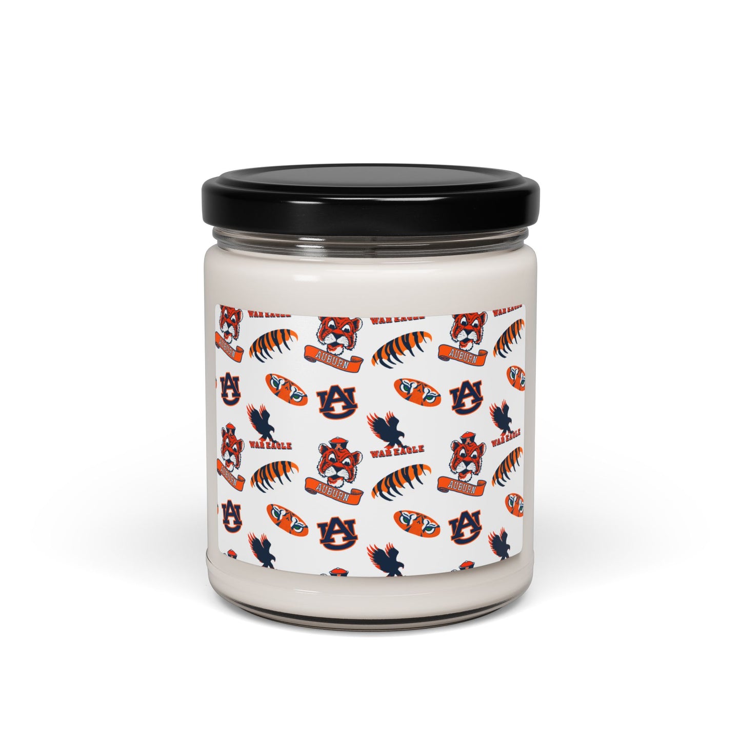 Auburn Tigers Scented Soy Candle | Alabama Football Fan Gift, Home Decor, Aromatherapy, Tailgate Essentials, Sports Candle