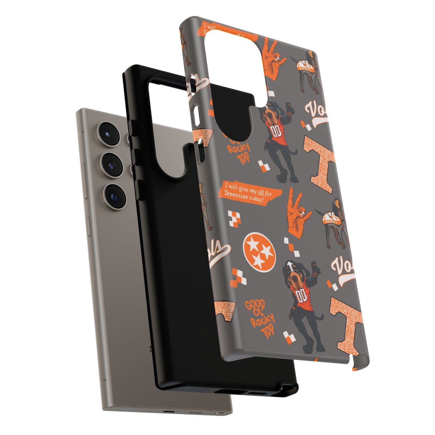 Tough Cases - Tennessee Fan Phone Case, Sports Team Accessory, Gift for Volunteers Fans, Durable Cover, College Game Day