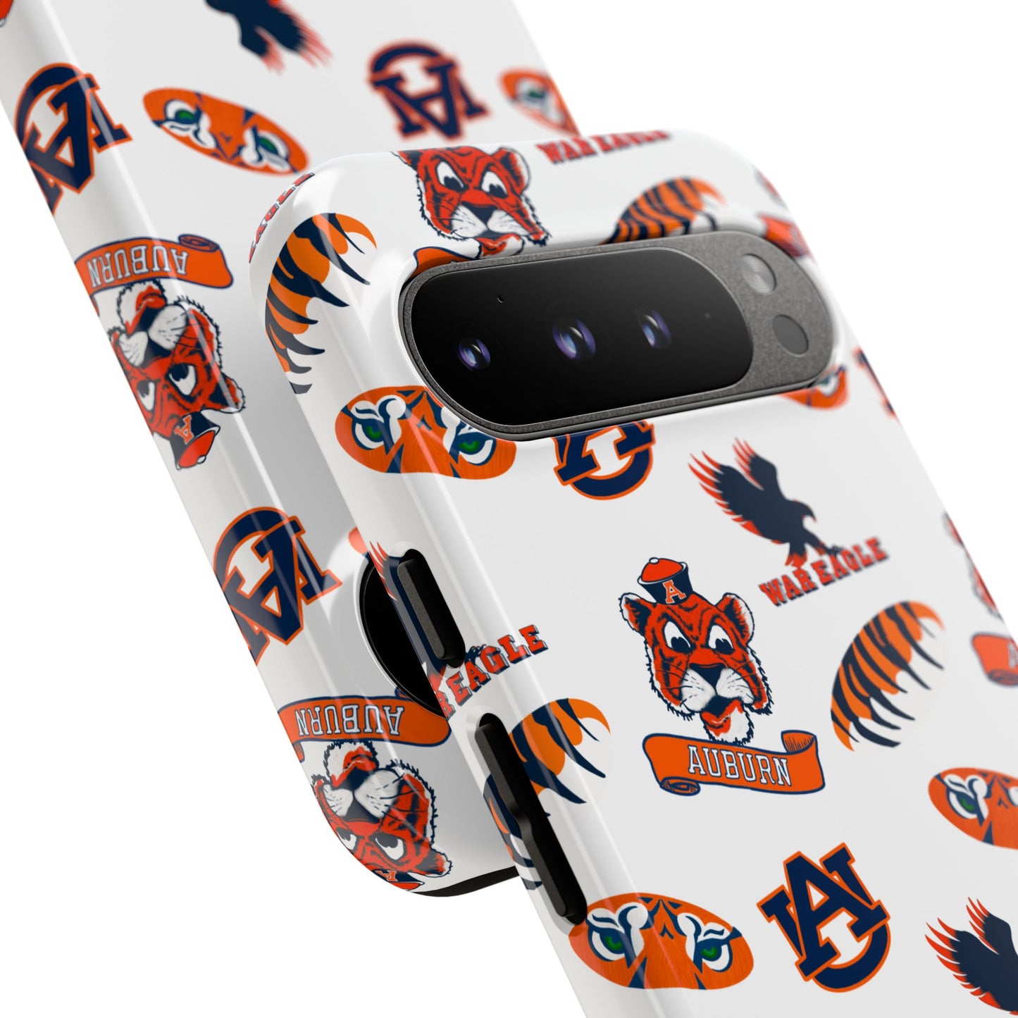 Auburn Fan Phone Case, Sports Team Accessory, Gift for Auburn Fans, Durable Cover, College Game Day