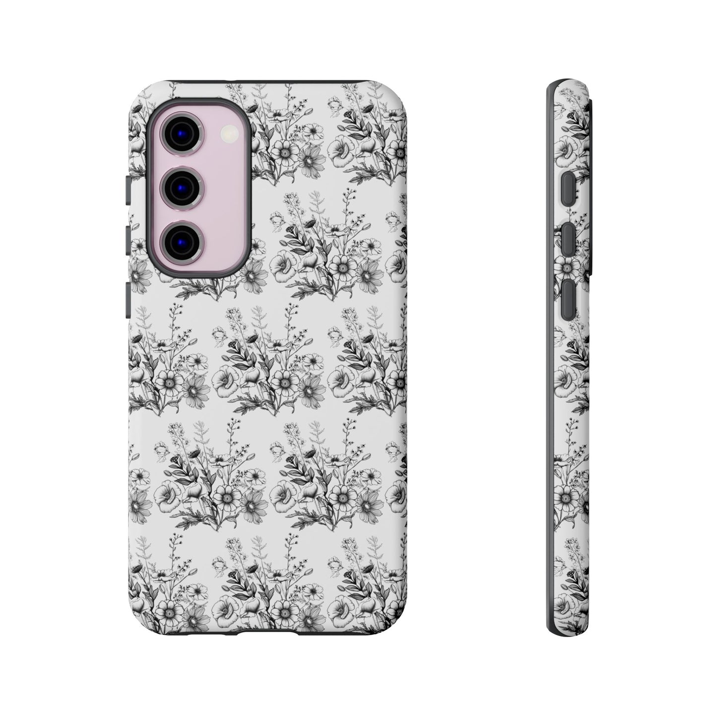 Floral Phone Case, Tough Cases with Elegant Black and White Design, Protective Cover for Fashion Lovers, Unique Gift for All [...]