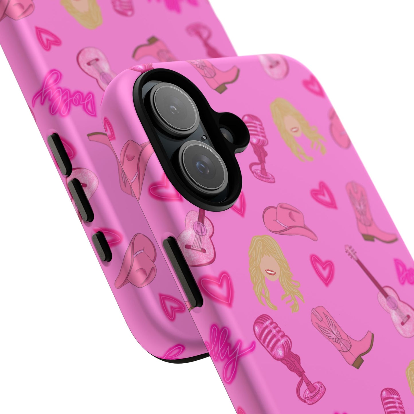 Dolly Parton Phone Case - Stylish Pink Protector for Music Lovers, Gift for Concert Goers, Women's Accessories, Trendy Tech