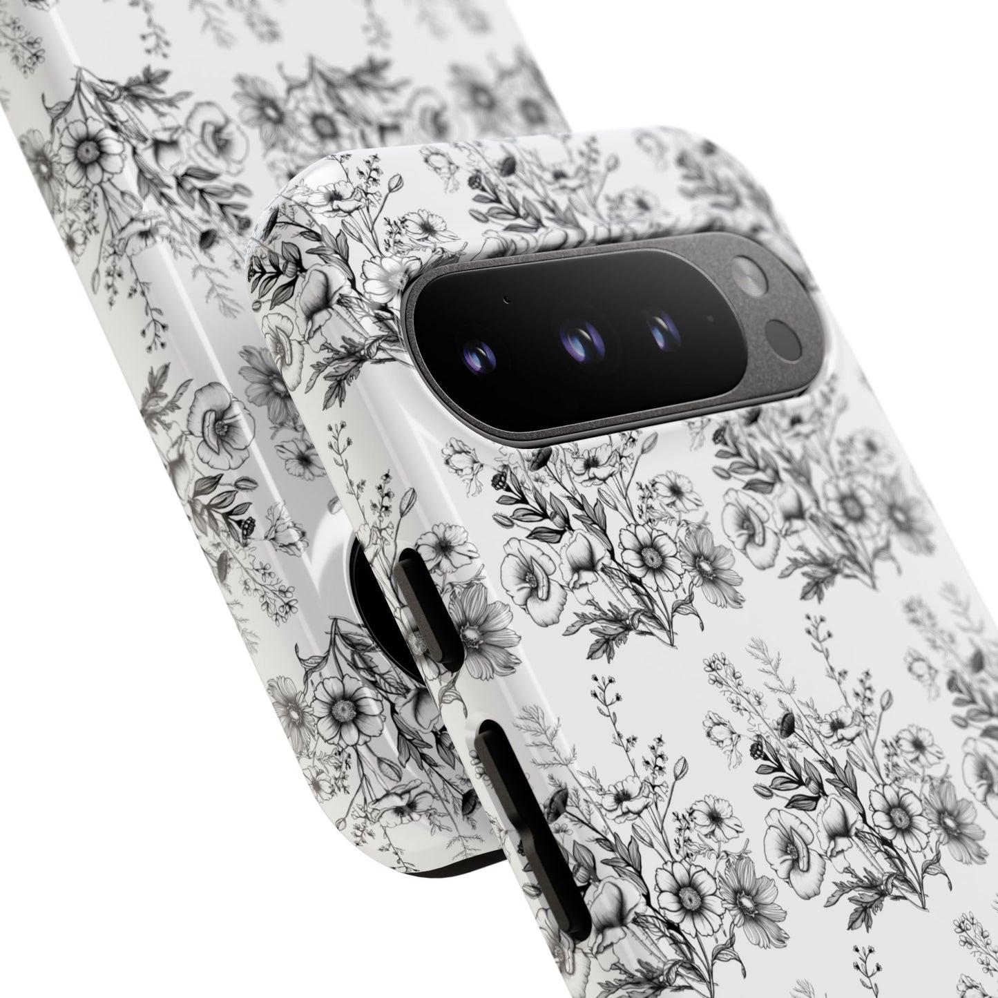 Floral Phone Case, Tough Cases with Elegant Black and White Design, Protective Cover for Fashion Lovers, Unique Gift for All [...]