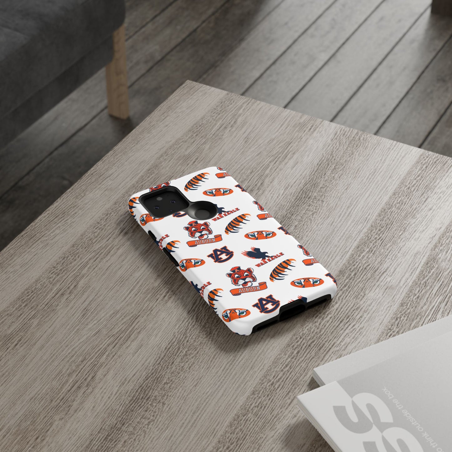 Auburn Fan Phone Case, Sports Team Accessory, Gift for Auburn Fans, Durable Cover, College Game Day