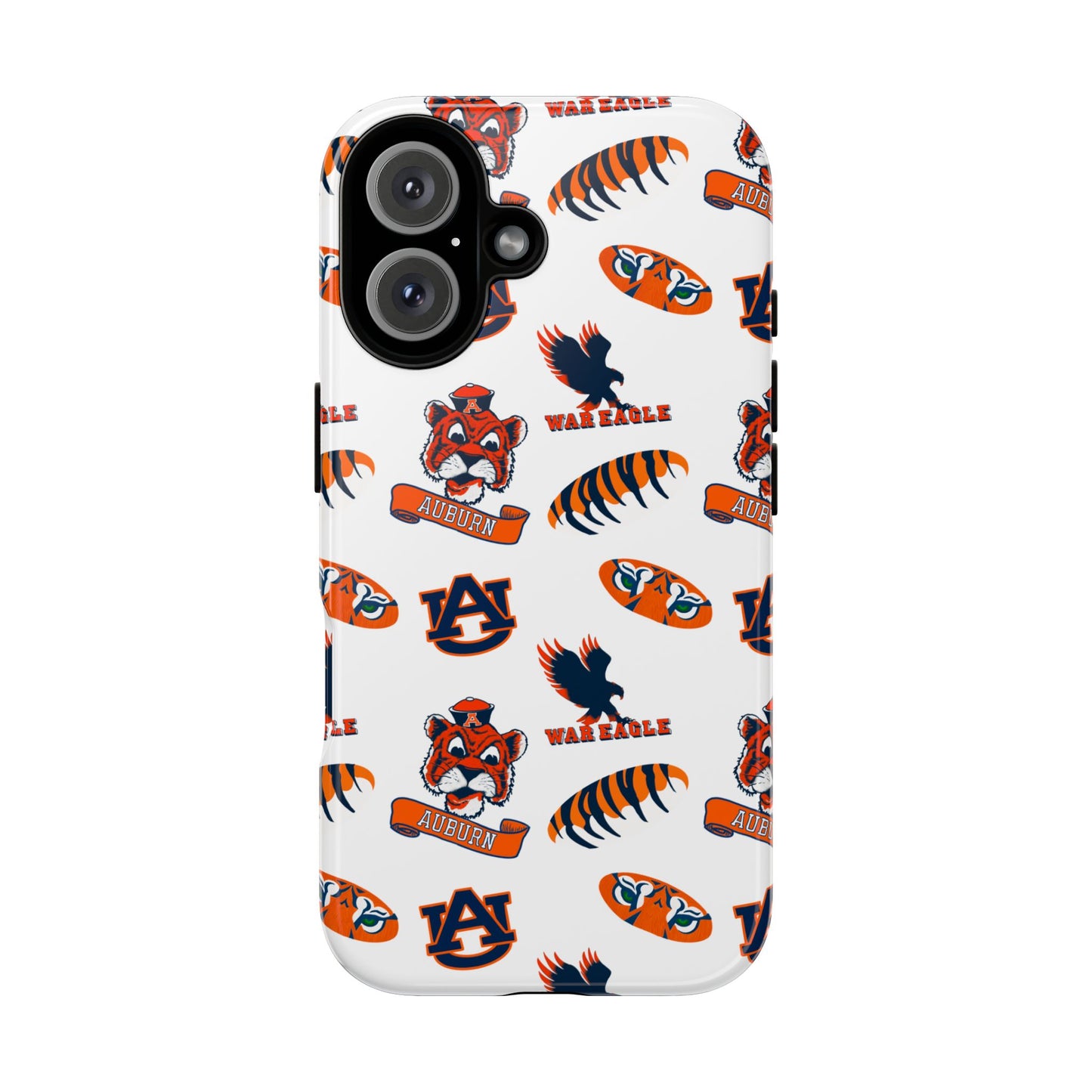 Auburn Fan Phone Case, Sports Team Accessory, Gift for Auburn Fans, Durable Cover, College Game Day