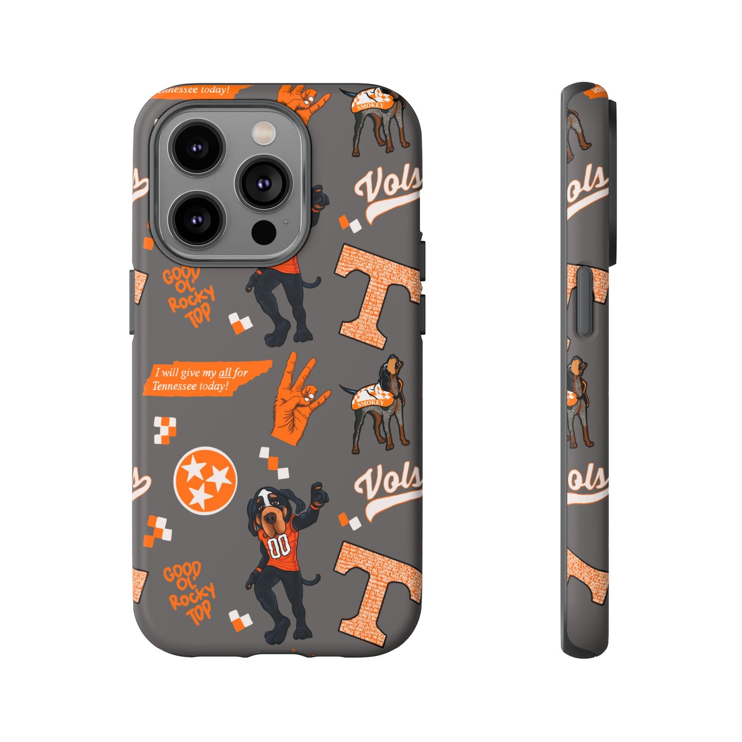 Tough Cases - Tennessee Fan Phone Case, Sports Team Accessory, Gift for Volunteers Fans, Durable Cover, College Game Day