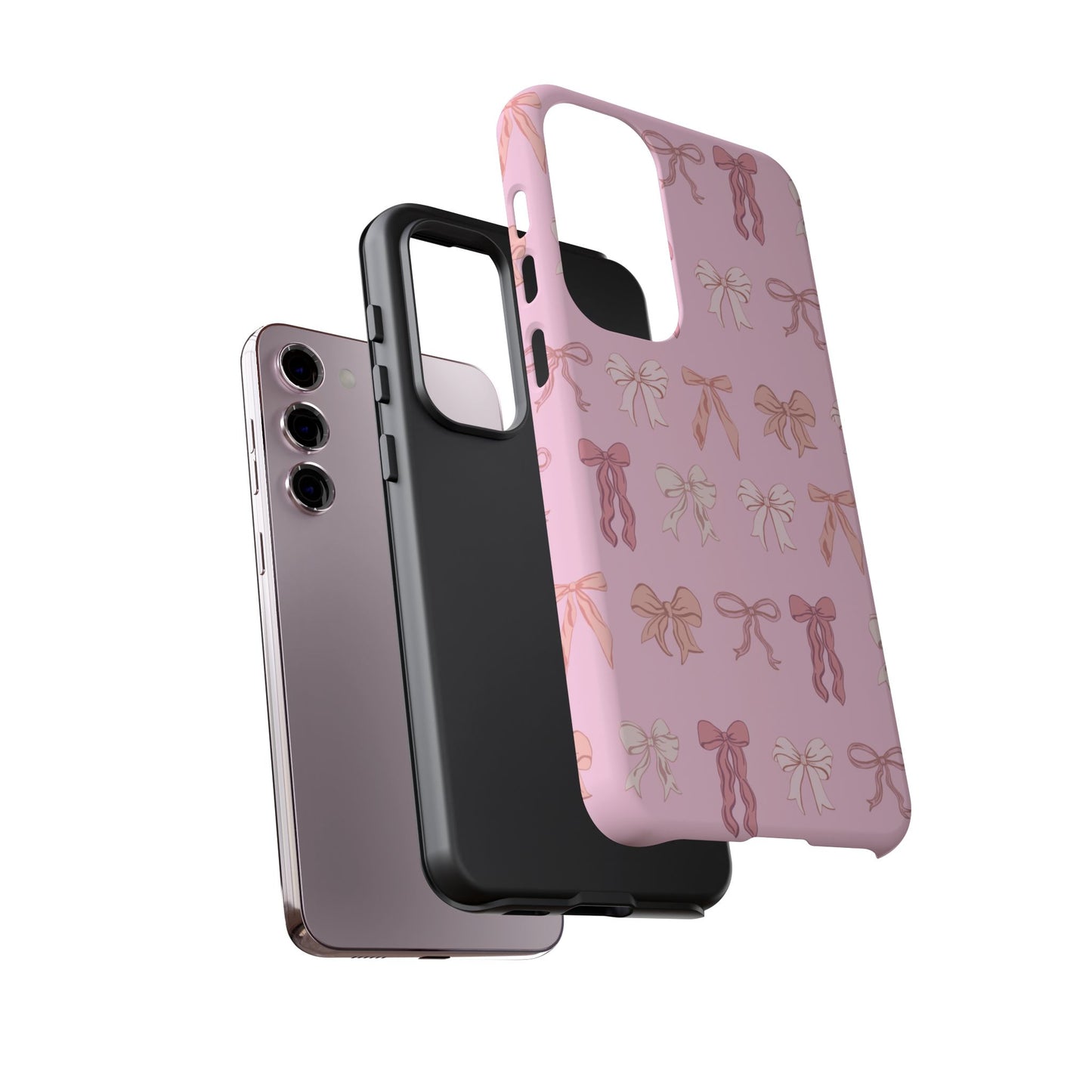 Cute Phone Case with Bow Design | Pink Aesthetic | Gifts for Her, Birthday Present, Trendy Phone Accessories, Fashionable Tech Cover